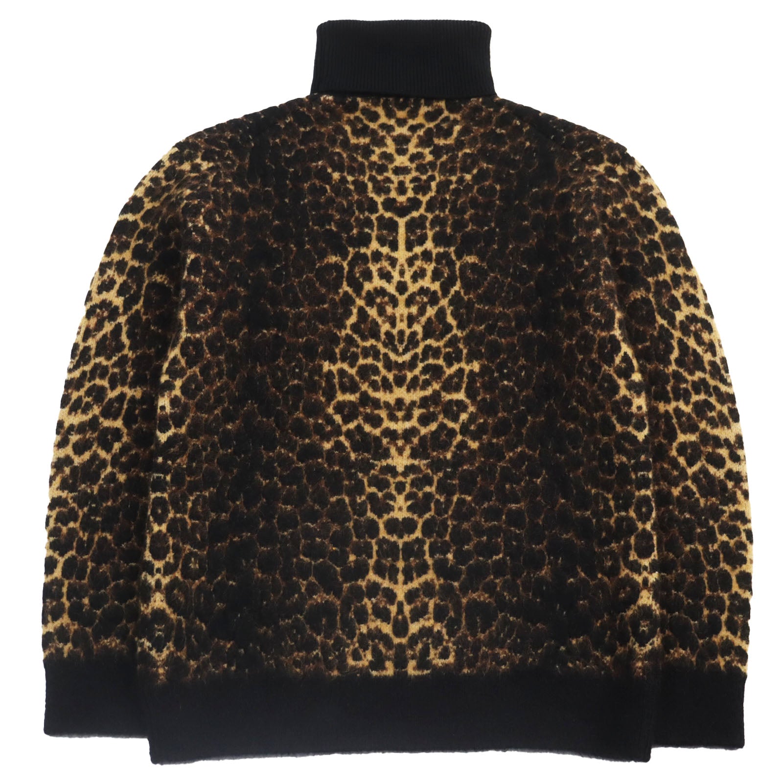 Saint Laurent Leopard Sweater Turtleneck XL