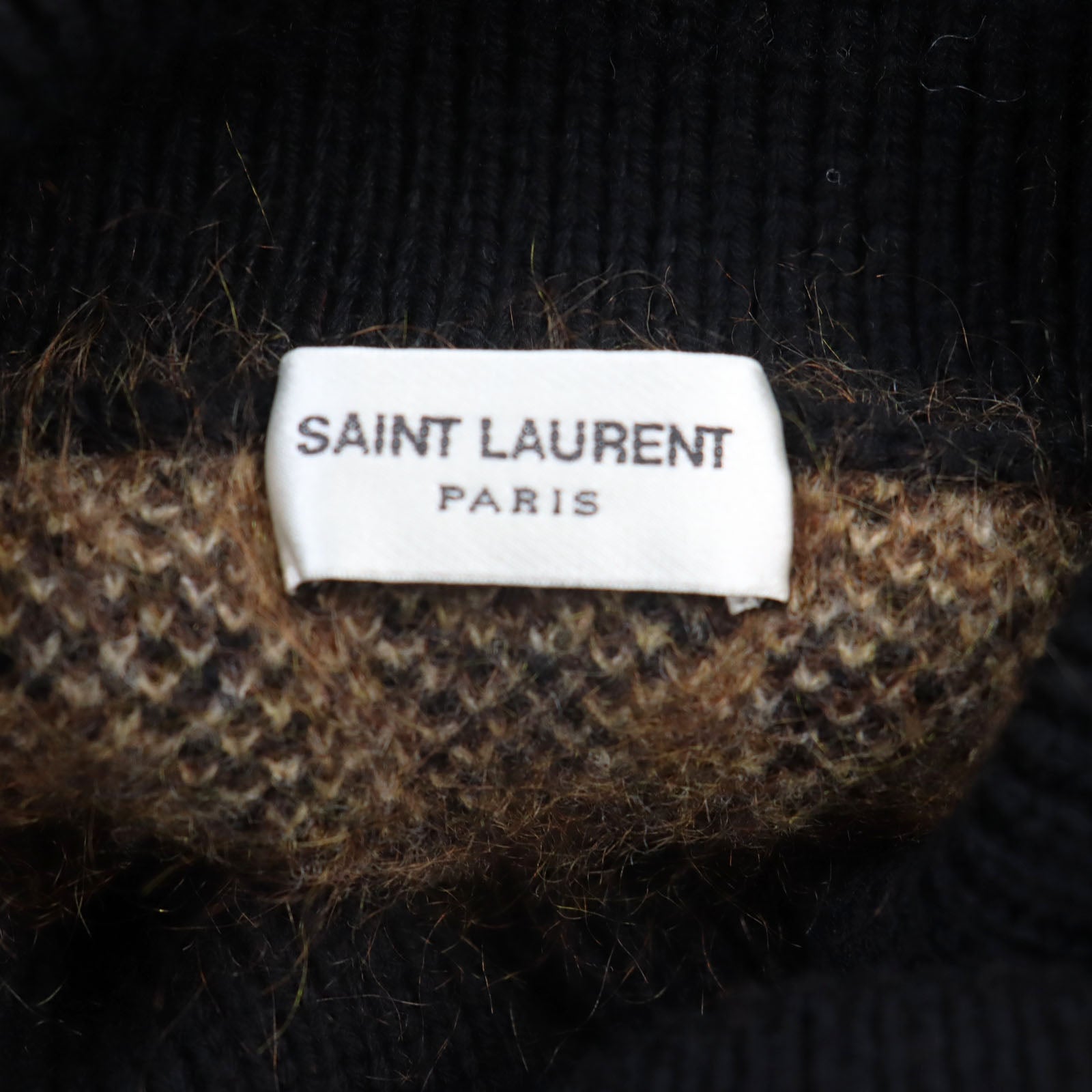 Saint Laurent Leopard Sweater Turtleneck XL