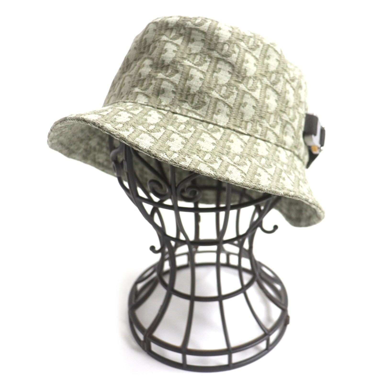 Dior Oblique Jacquard Bucket Hat Green S