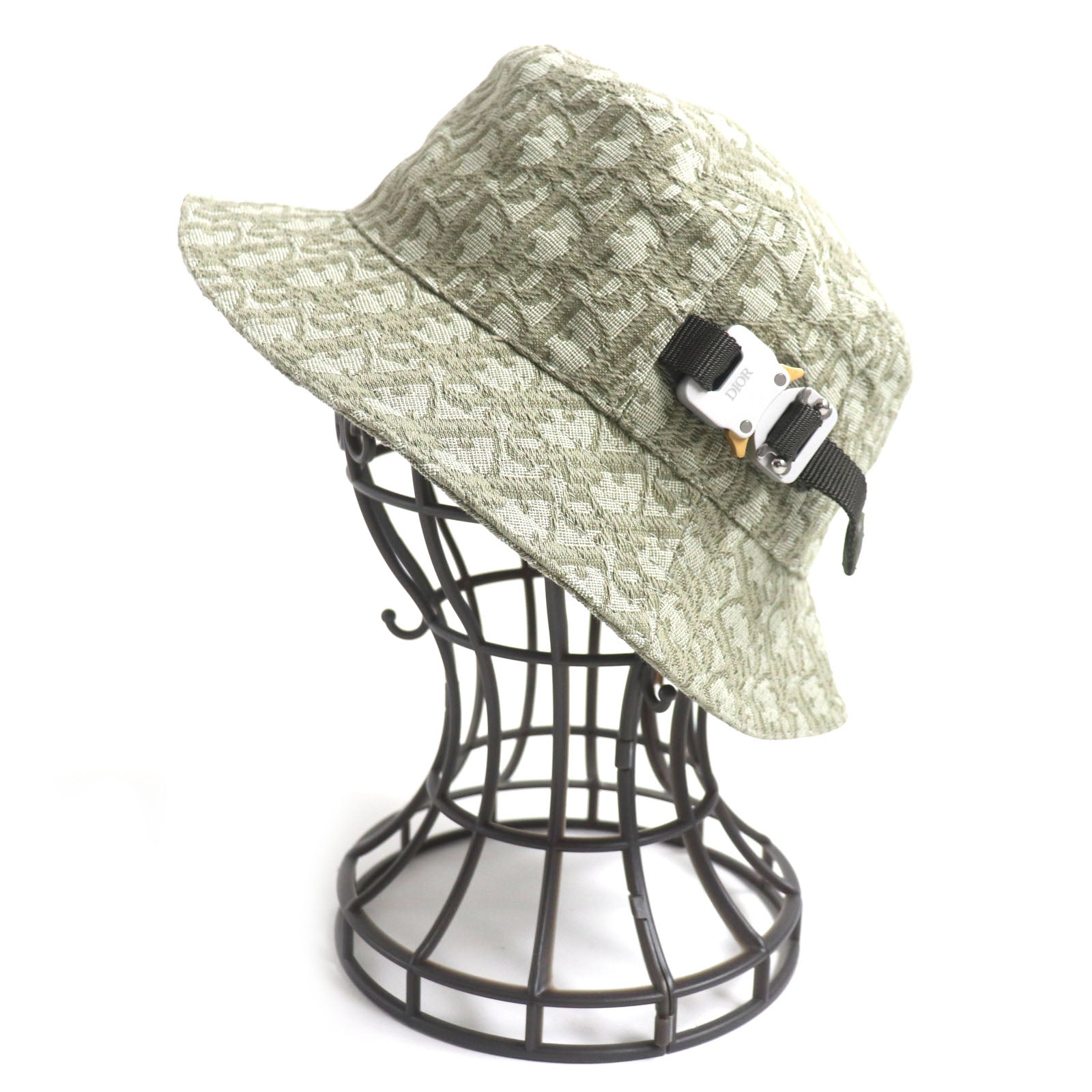 Dior Oblique Jacquard Bucket Hat Green S