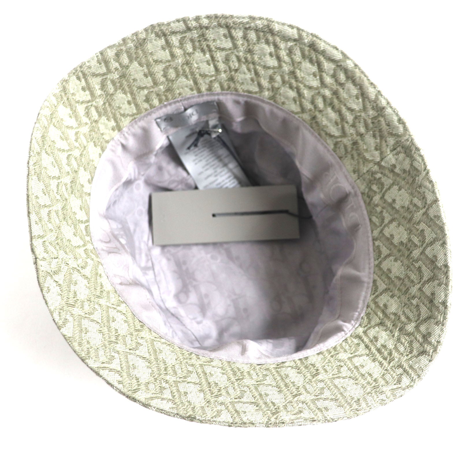 Dior Oblique Jacquard Bucket Hat Green S