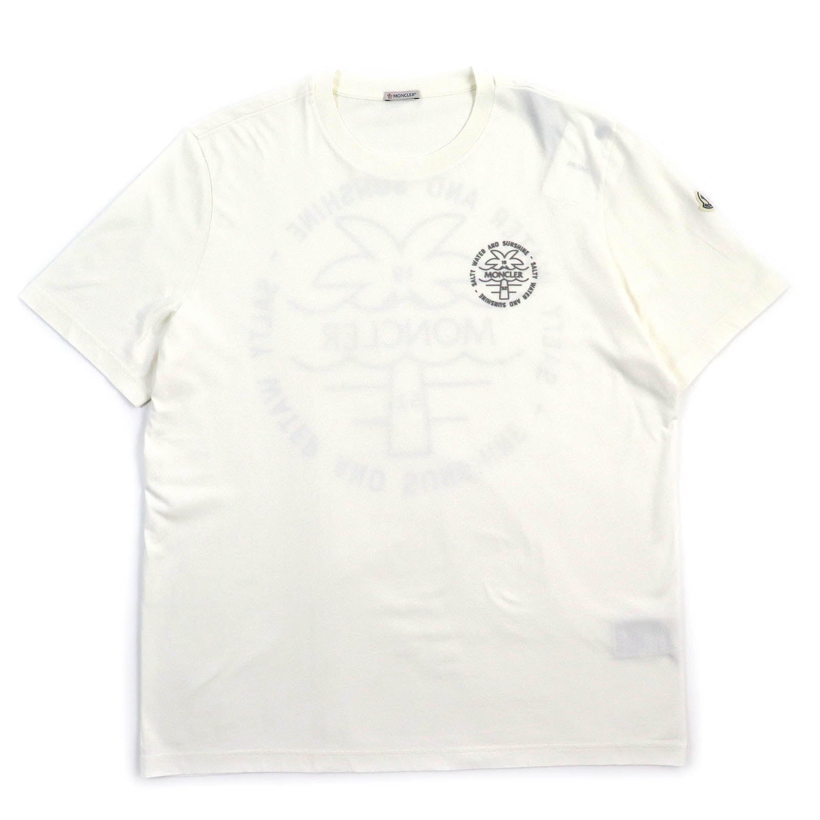 Moncler Surf Motif T-shirt XXL White