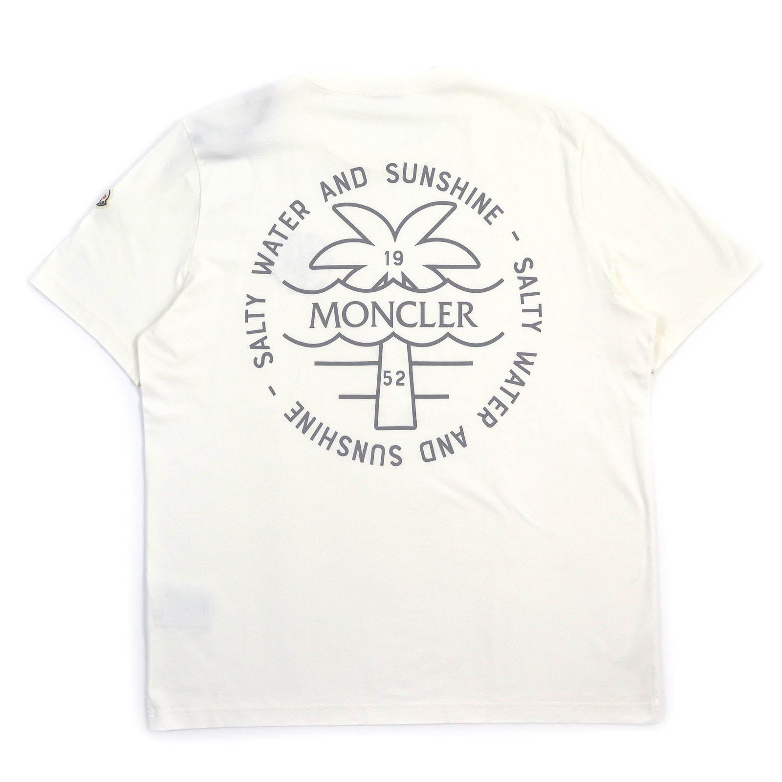 Moncler Surf Motif T-shirt XXL White