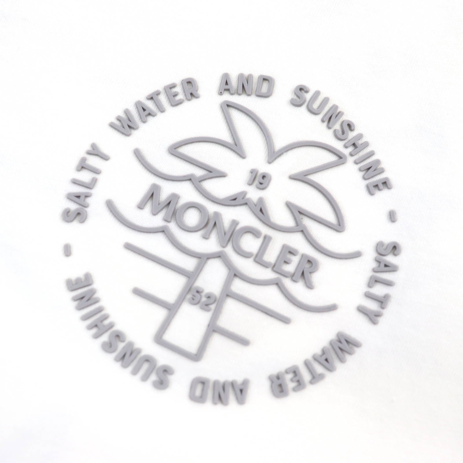 Moncler Surf Motif T-shirt XXL White