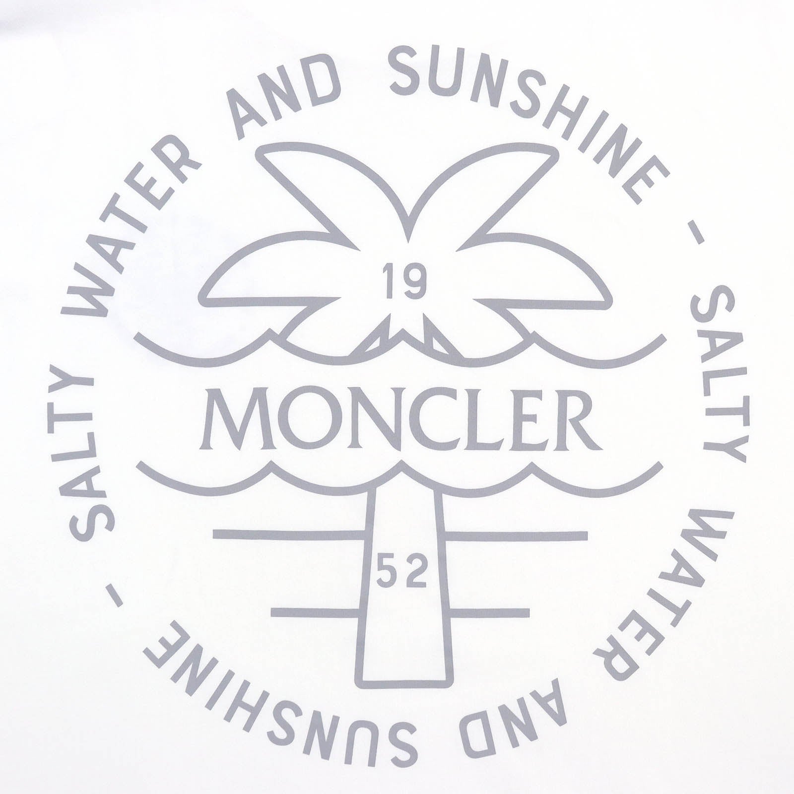 Moncler Surf Motif T-shirt XXL White