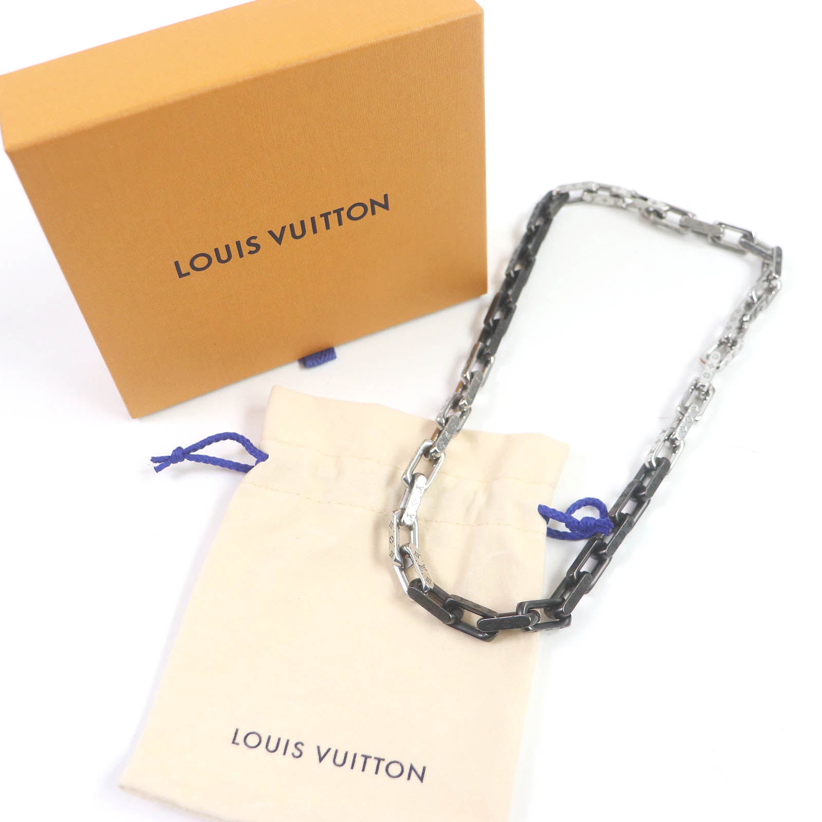 Louis Vuitton Monogram Chain Necklace M00677