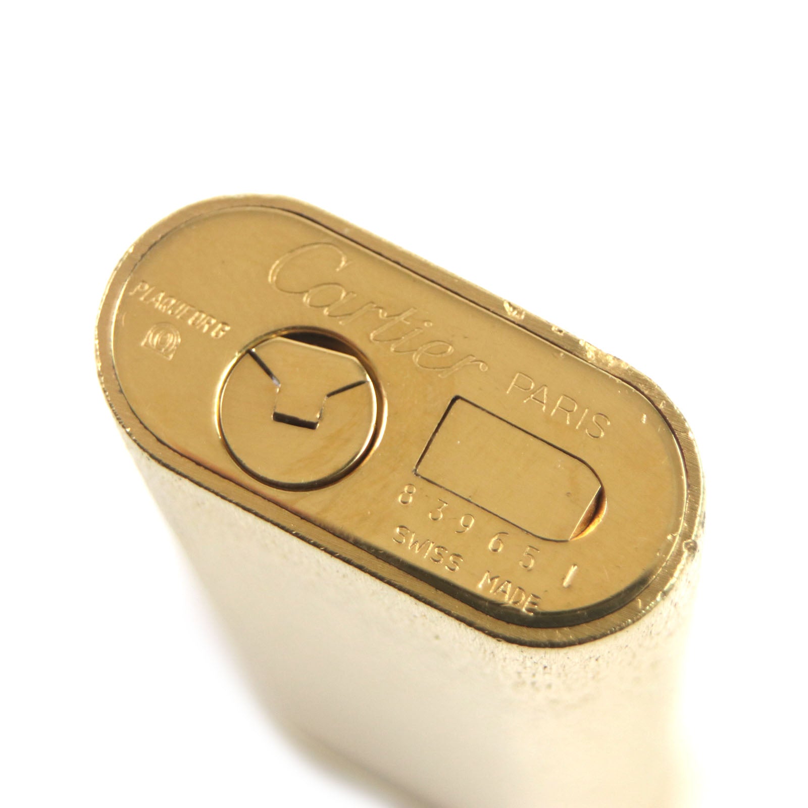 Cartier Trinity Oval Gas Lighter Gold