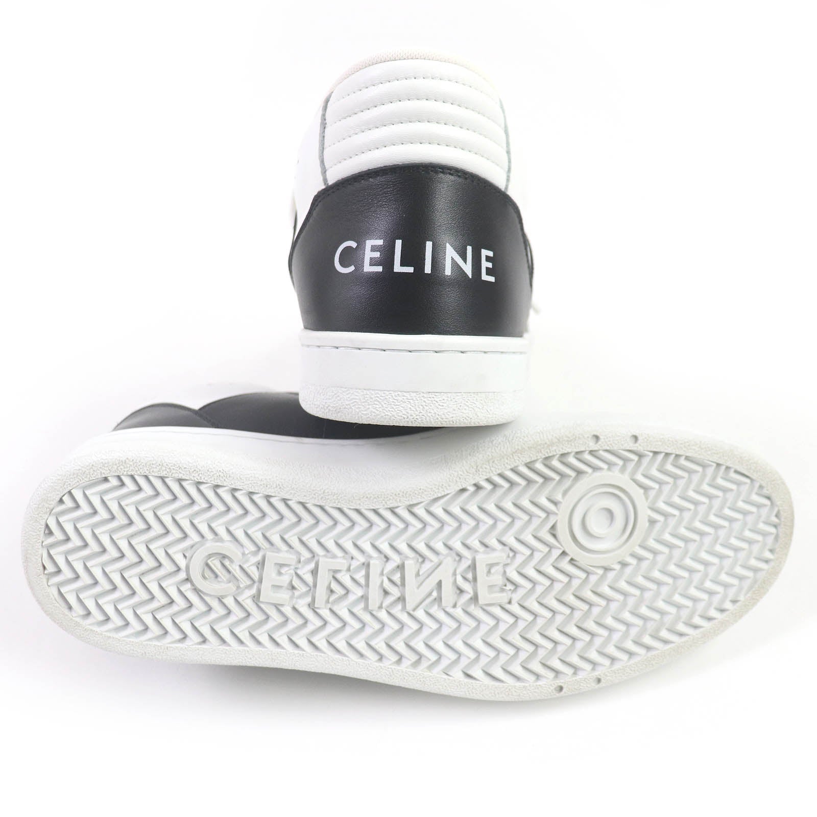 Celine Eddie Velcro Mid Sneakers Leather