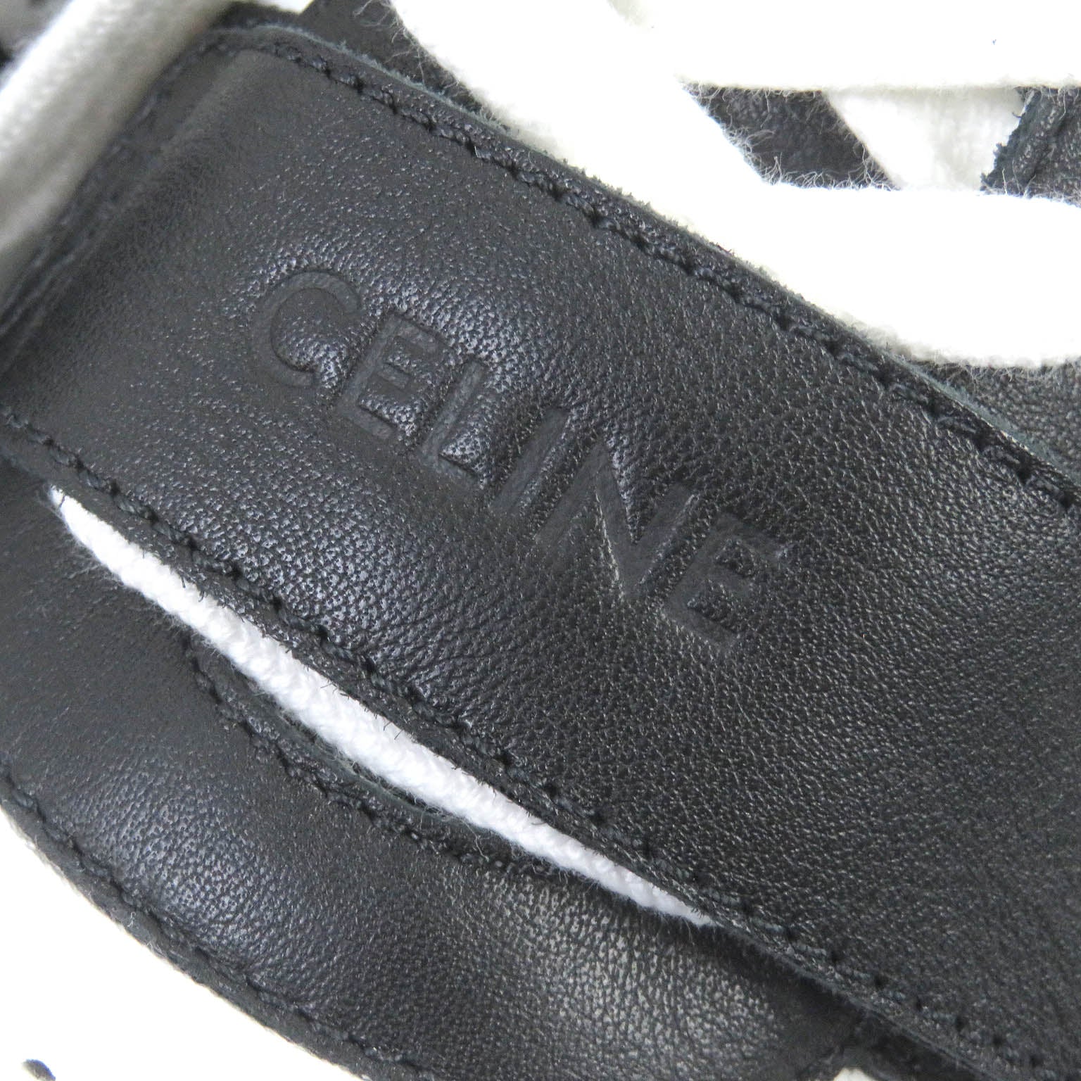 Celine Eddie Velcro Mid Sneakers Leather