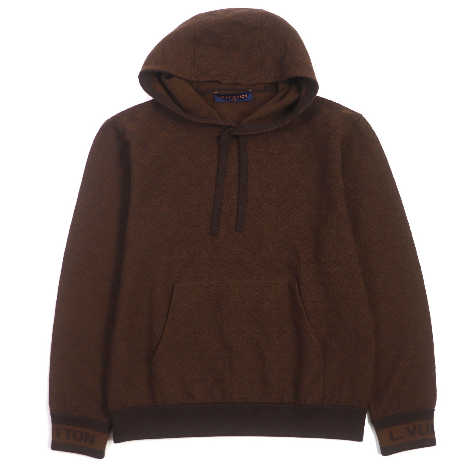 Louis Vuitton Monogram Wool Hoodie Brown S