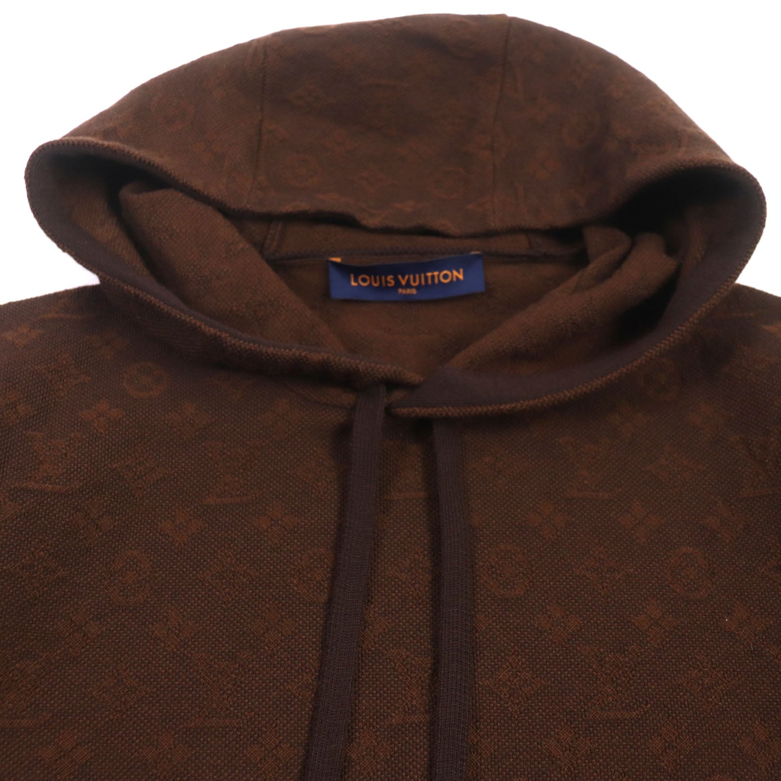 Louis Vuitton Monogram Wool Hoodie Brown S