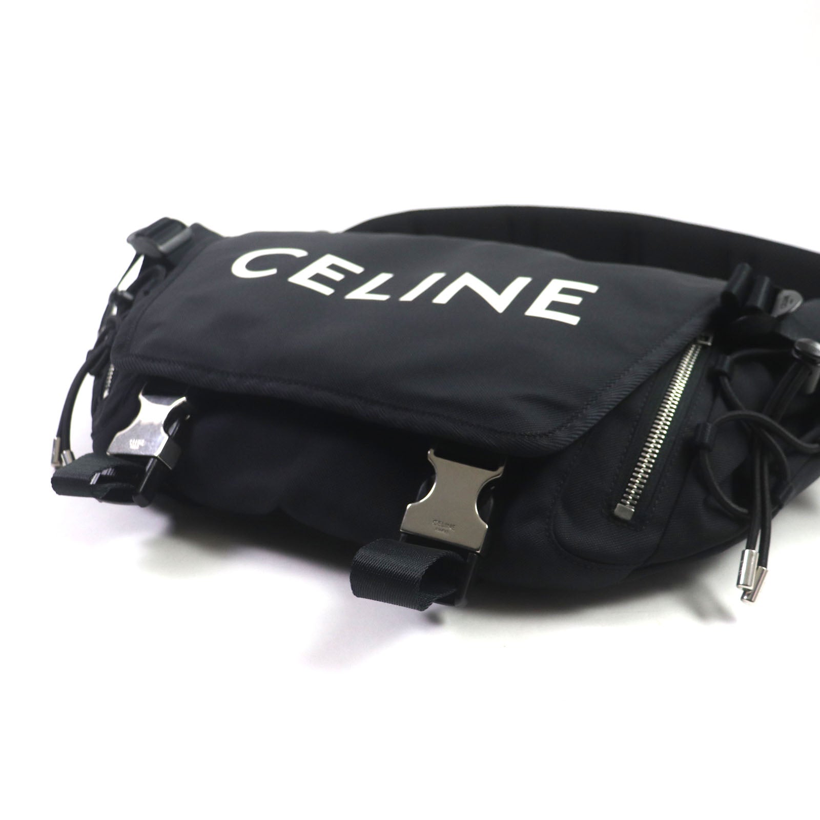 Celine Medium Trekking Messenger Logo Shoulder Bag