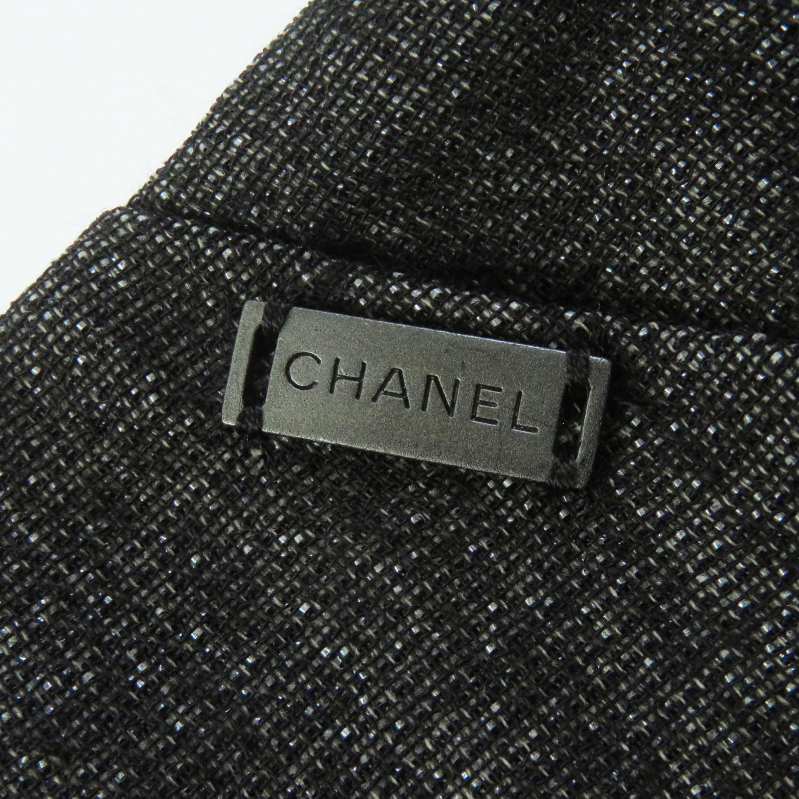 Chanel Wool Blend Logo Button Coat 38/38