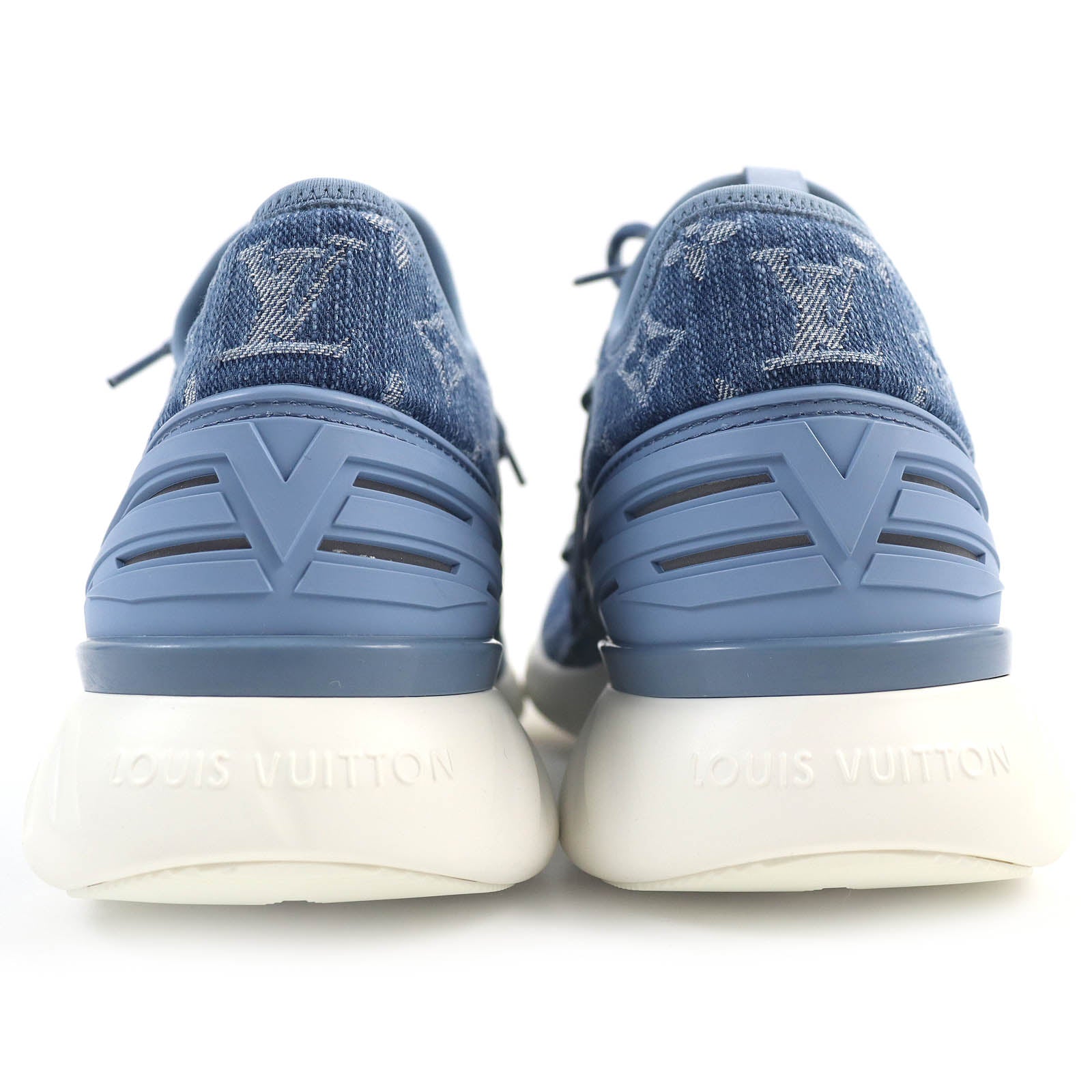 Louis Vuitton Monogram Denim Sneakers 6.5