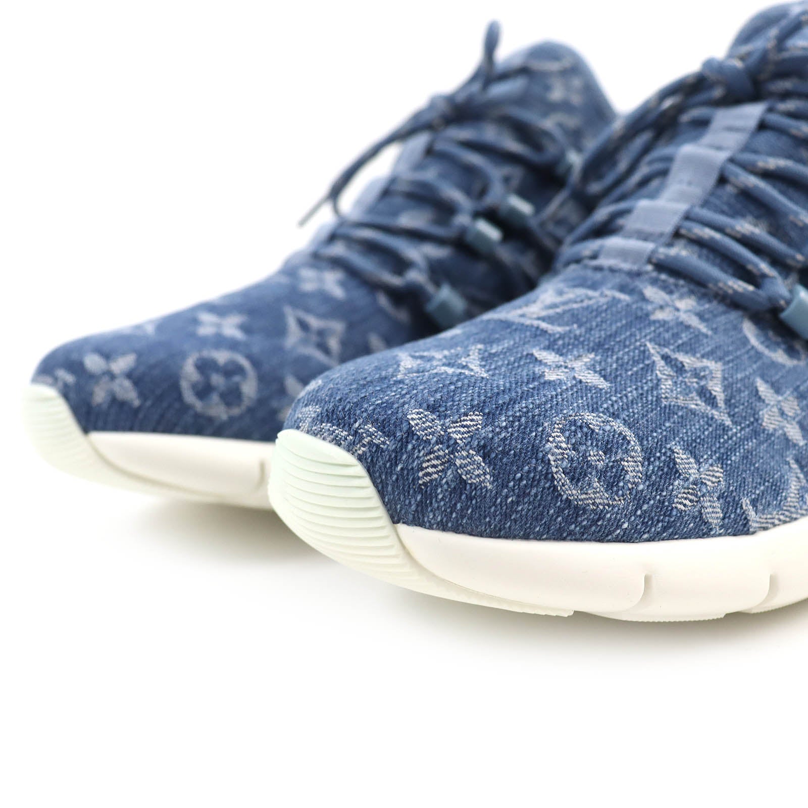 Louis Vuitton Monogram Denim Sneakers 6.5