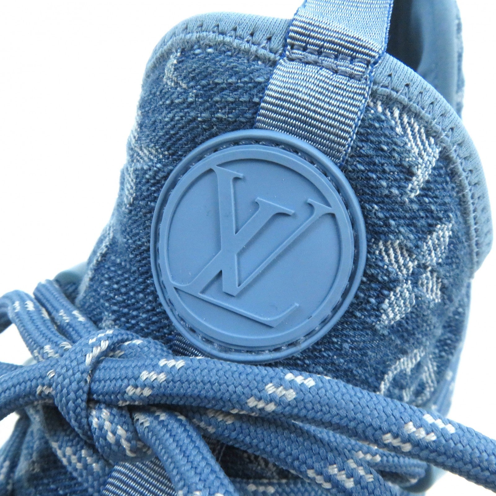 Louis Vuitton Monogram Denim Sneakers 6.5