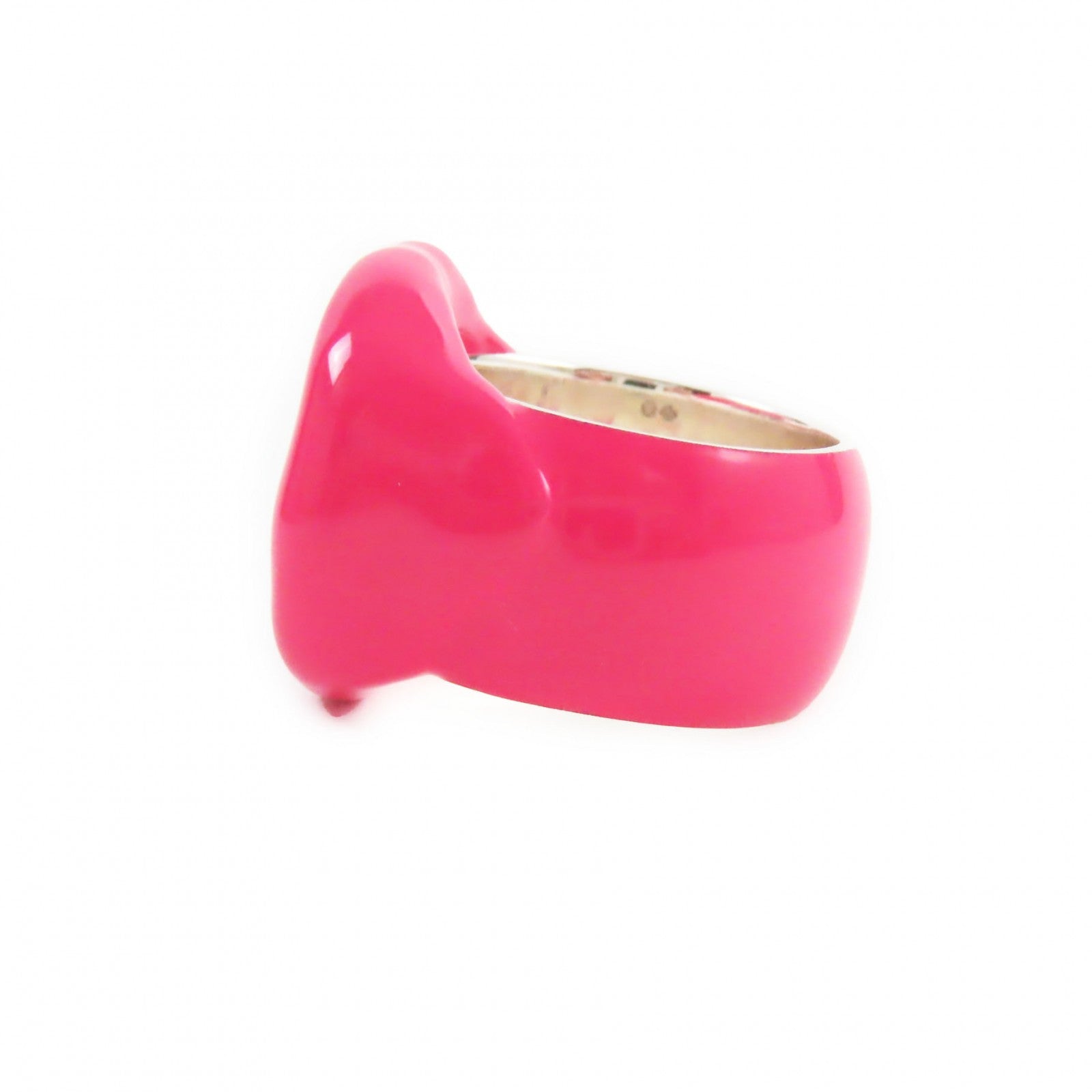 Bottega Veneta AG925 Seal Ring Pink 19