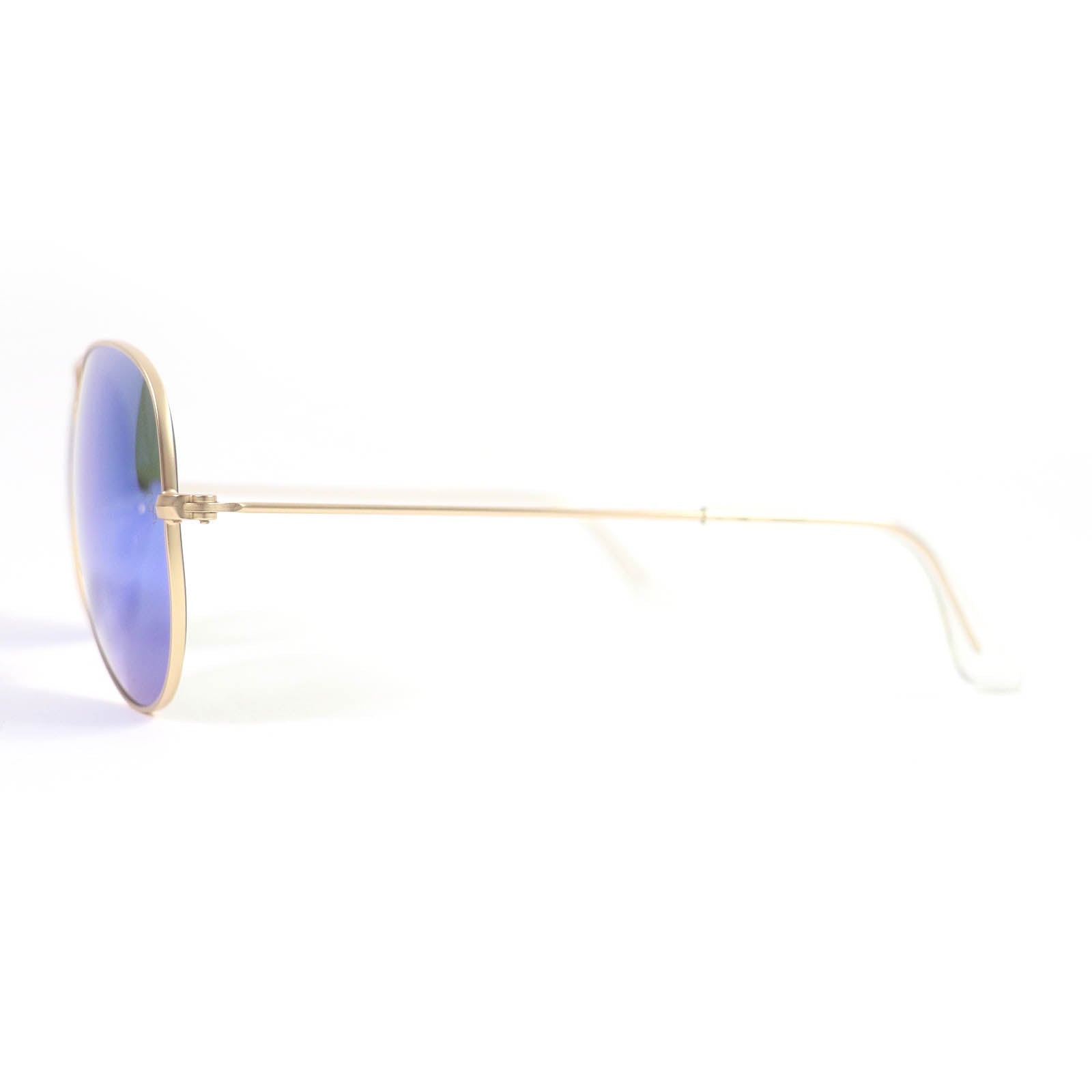 Ray-Ban RB3025 Aviator Sunglasses Gold Blue