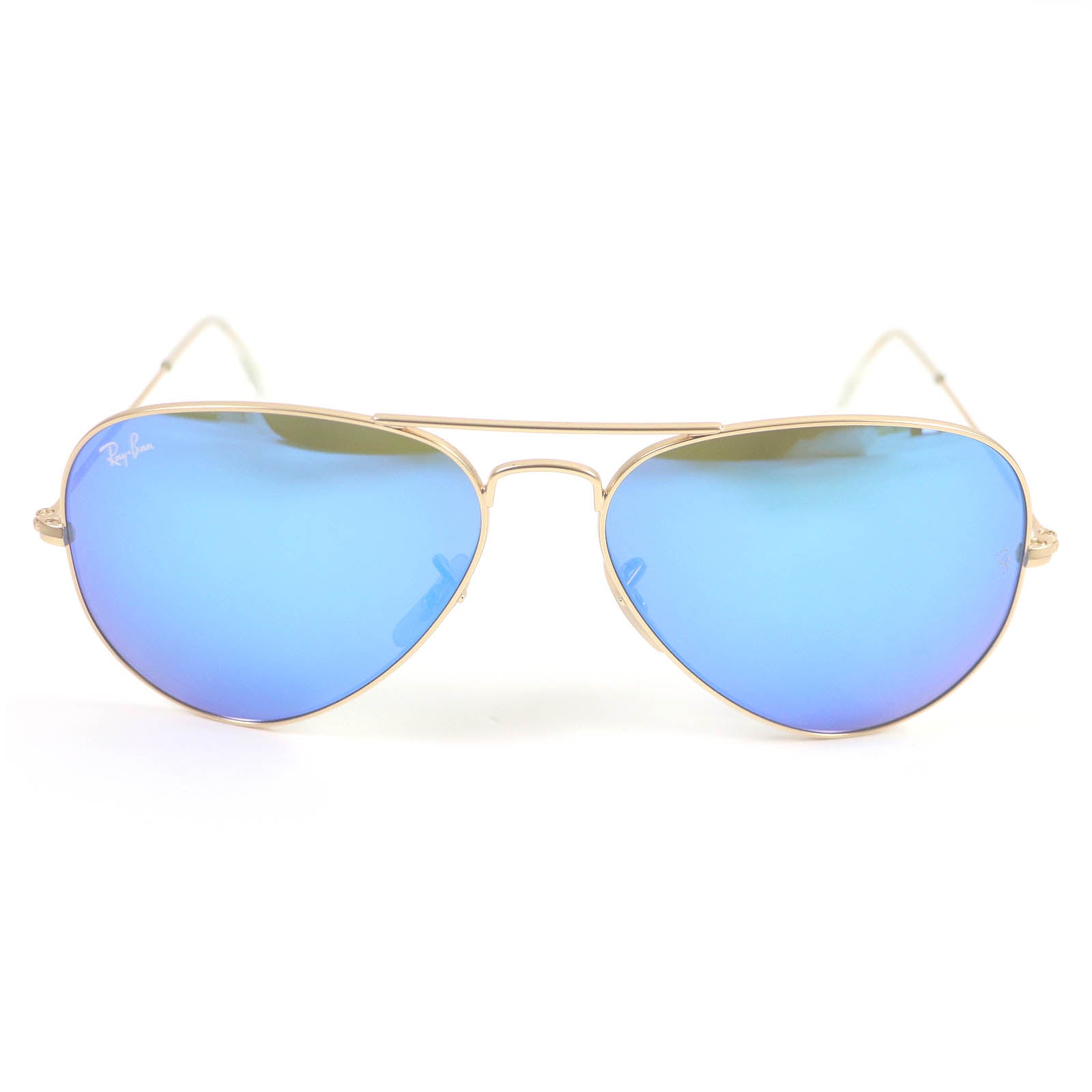 Ray-Ban RB3025 Aviator Sunglasses Gold Blue