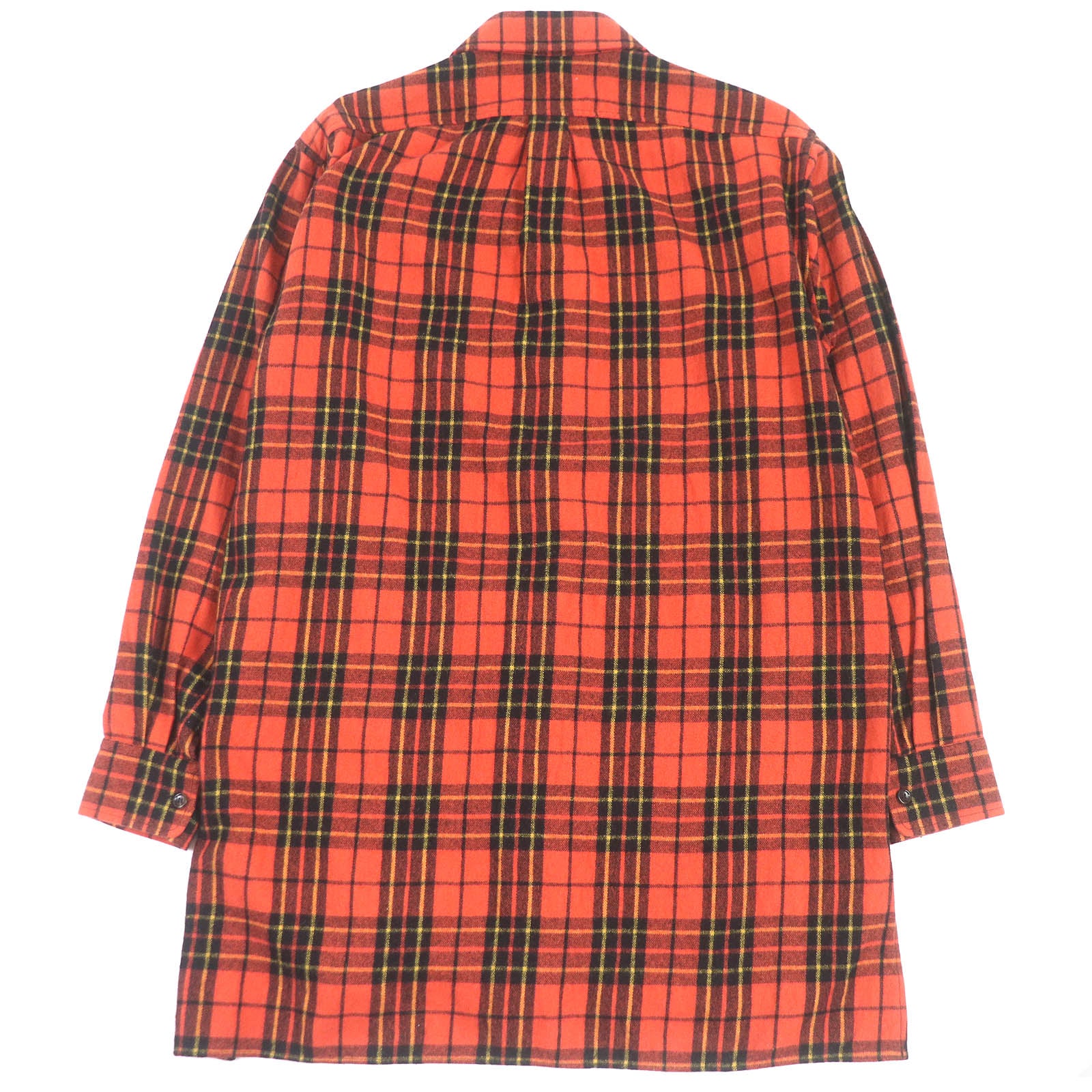 Gucci Wool Nylon Oversized Flannel Shirt