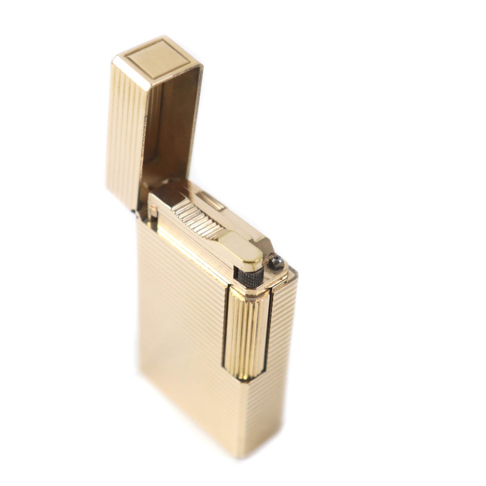 Dupont Line 1 Long Roller Gas Lighter Gold