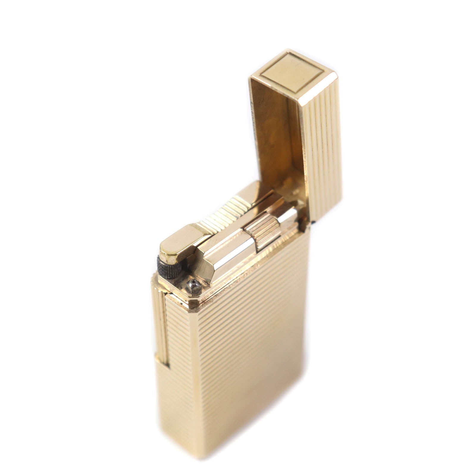 Dupont Line 1 Long Roller Gas Lighter Gold