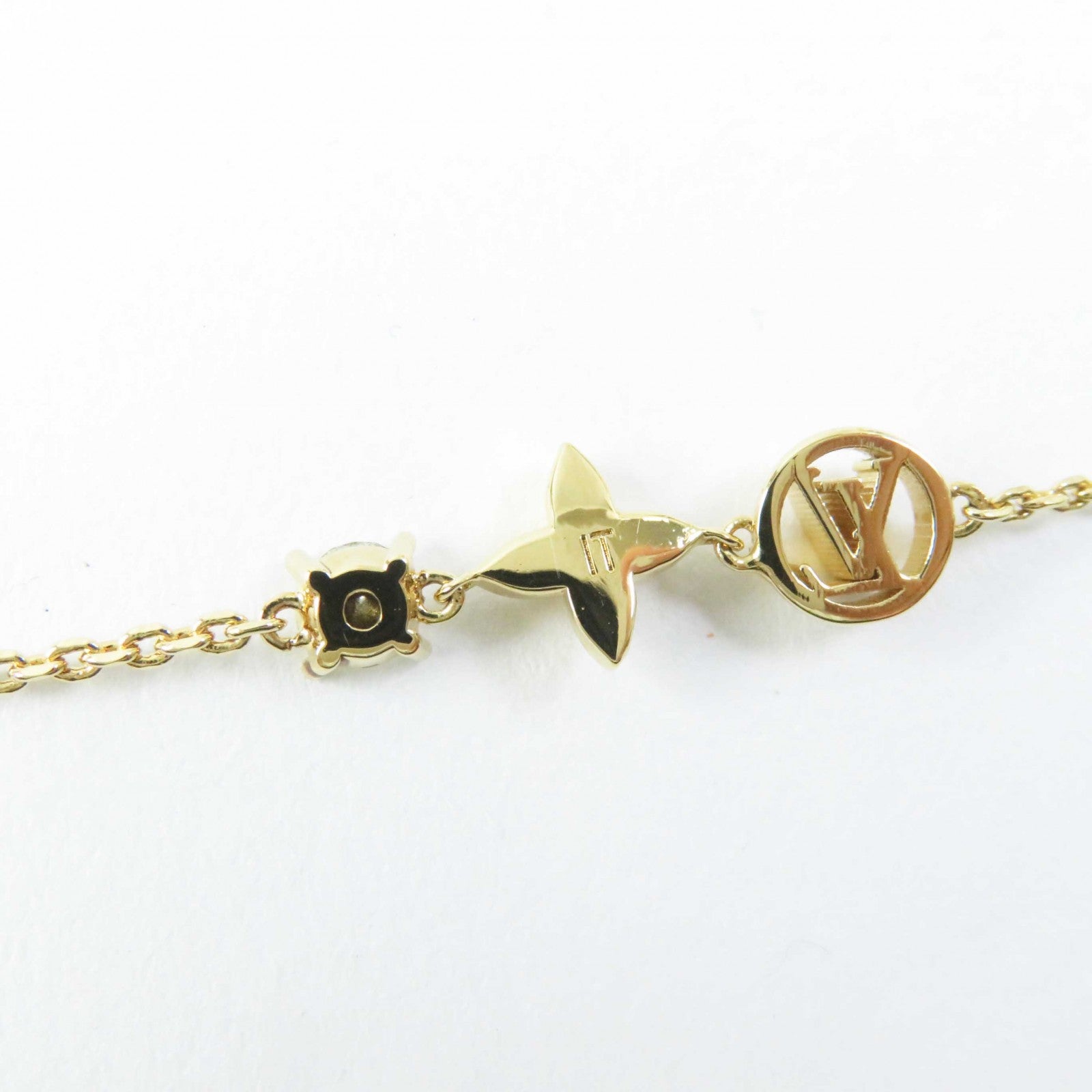 Louis Vuitton LV Bracelet Monogram Flower Gold