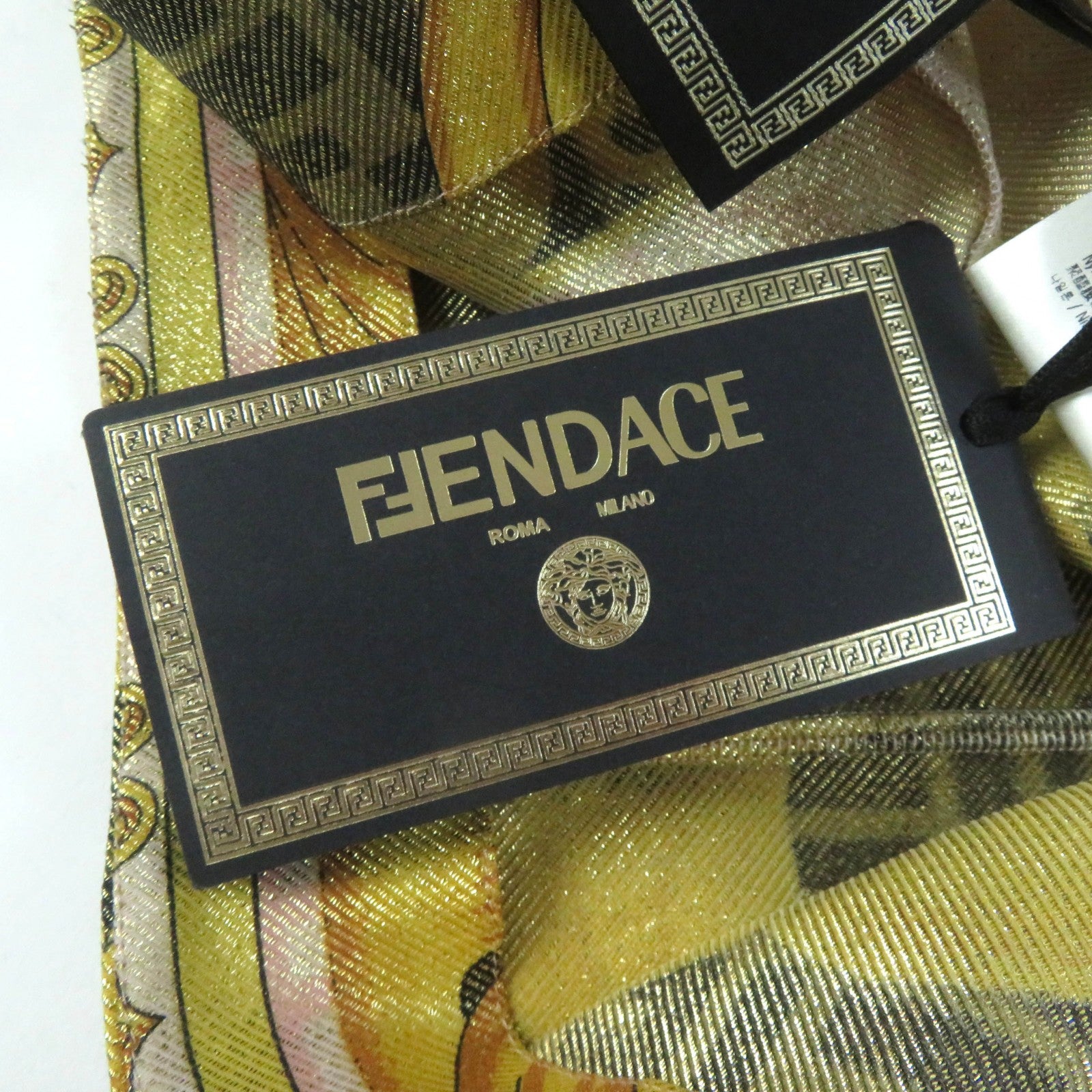 Fendi FF Logo Baroque Leggings Pants Multi 36