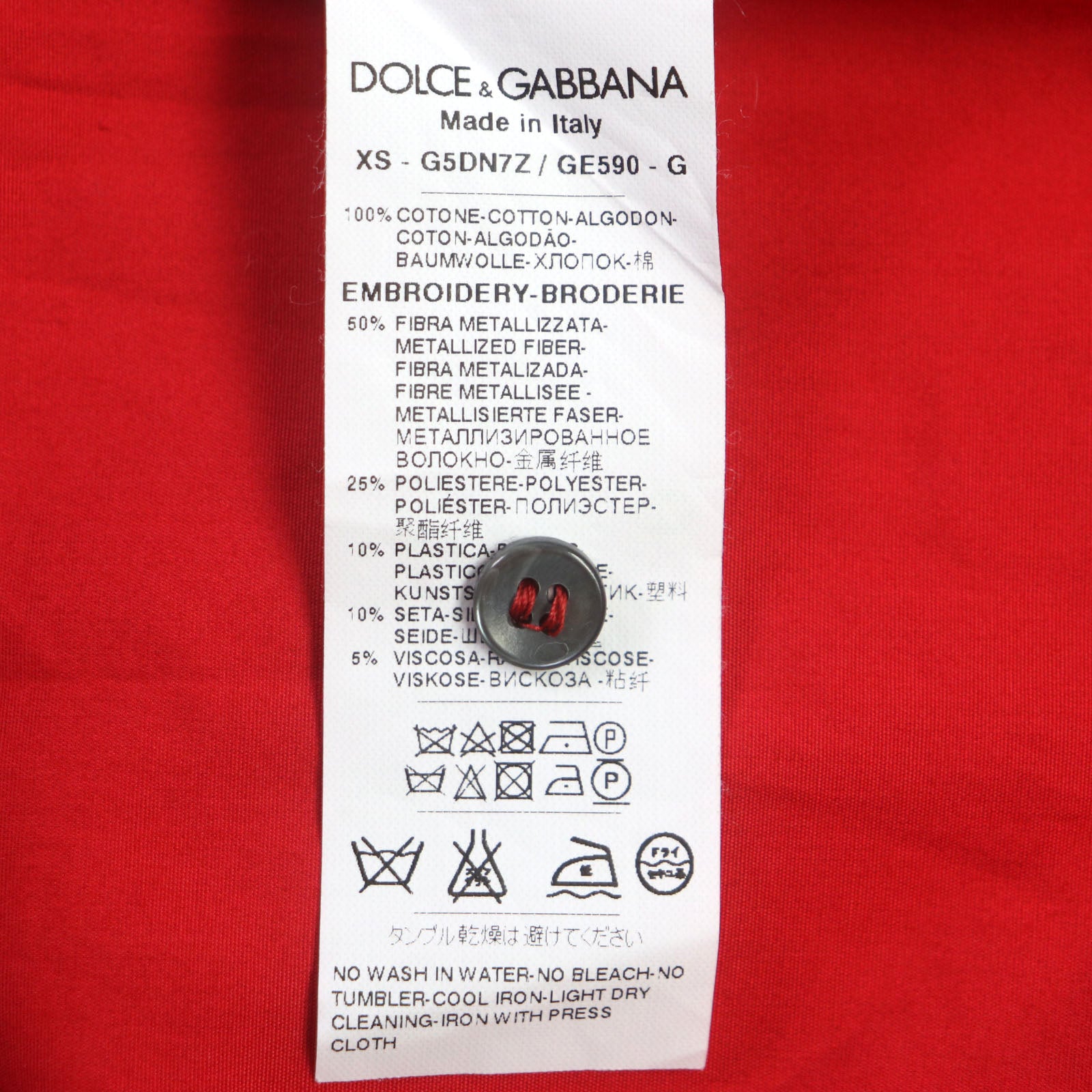 Dolce & Gabbana Cotton Long Sleeve Shirt