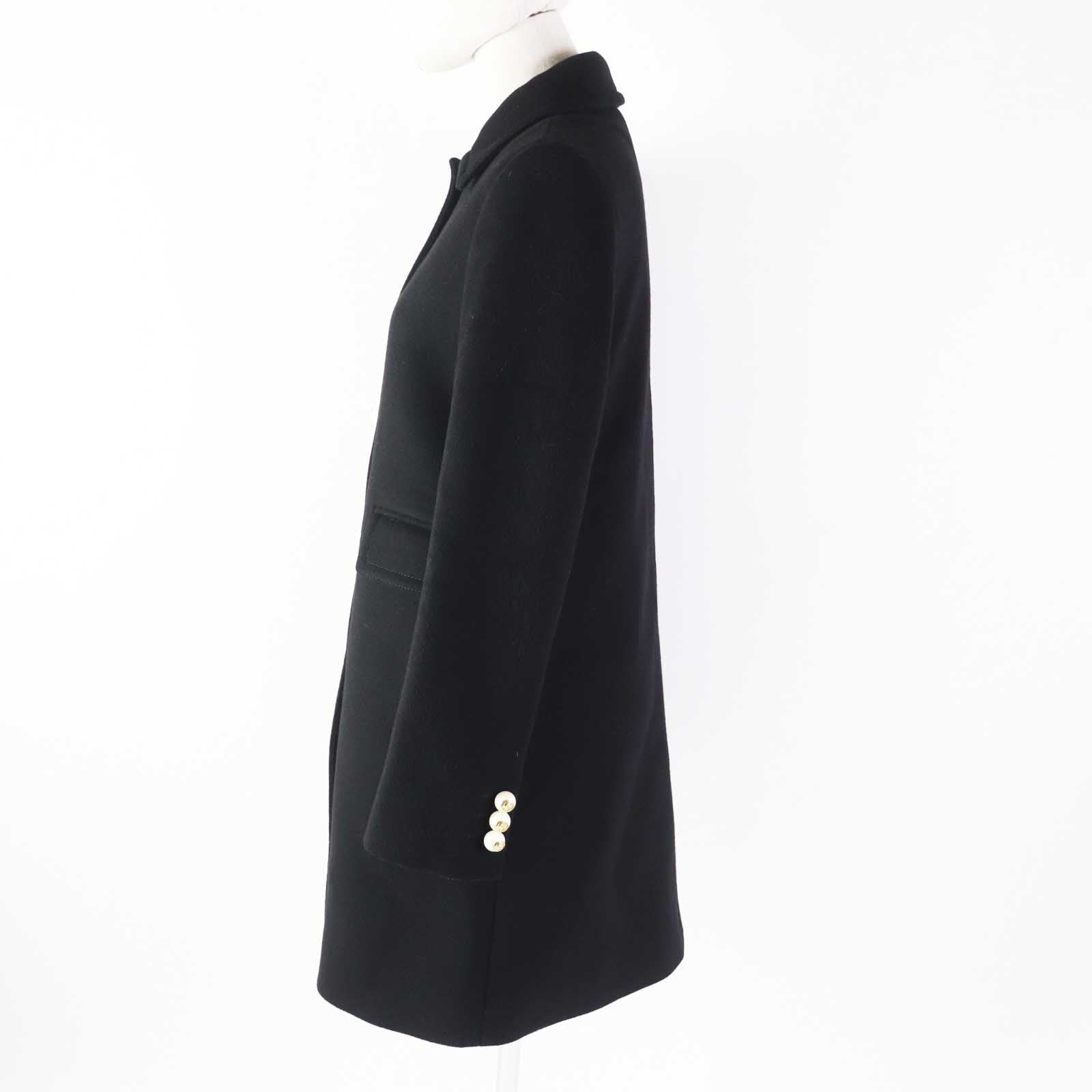 Gucci Wool Rayon Coat with Pearl Buttons