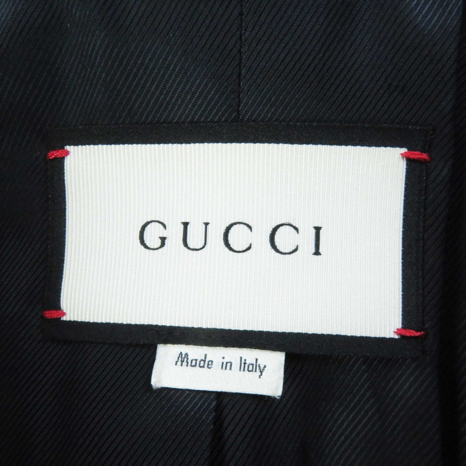 Gucci Wool Rayon Coat with Pearl Buttons