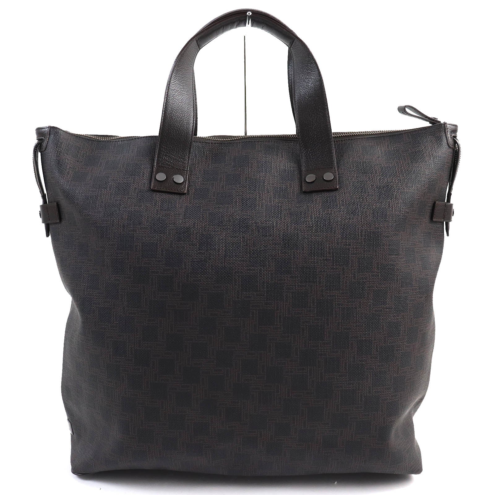 Dunhill D-EIGHT Logo Leather Tote Bag