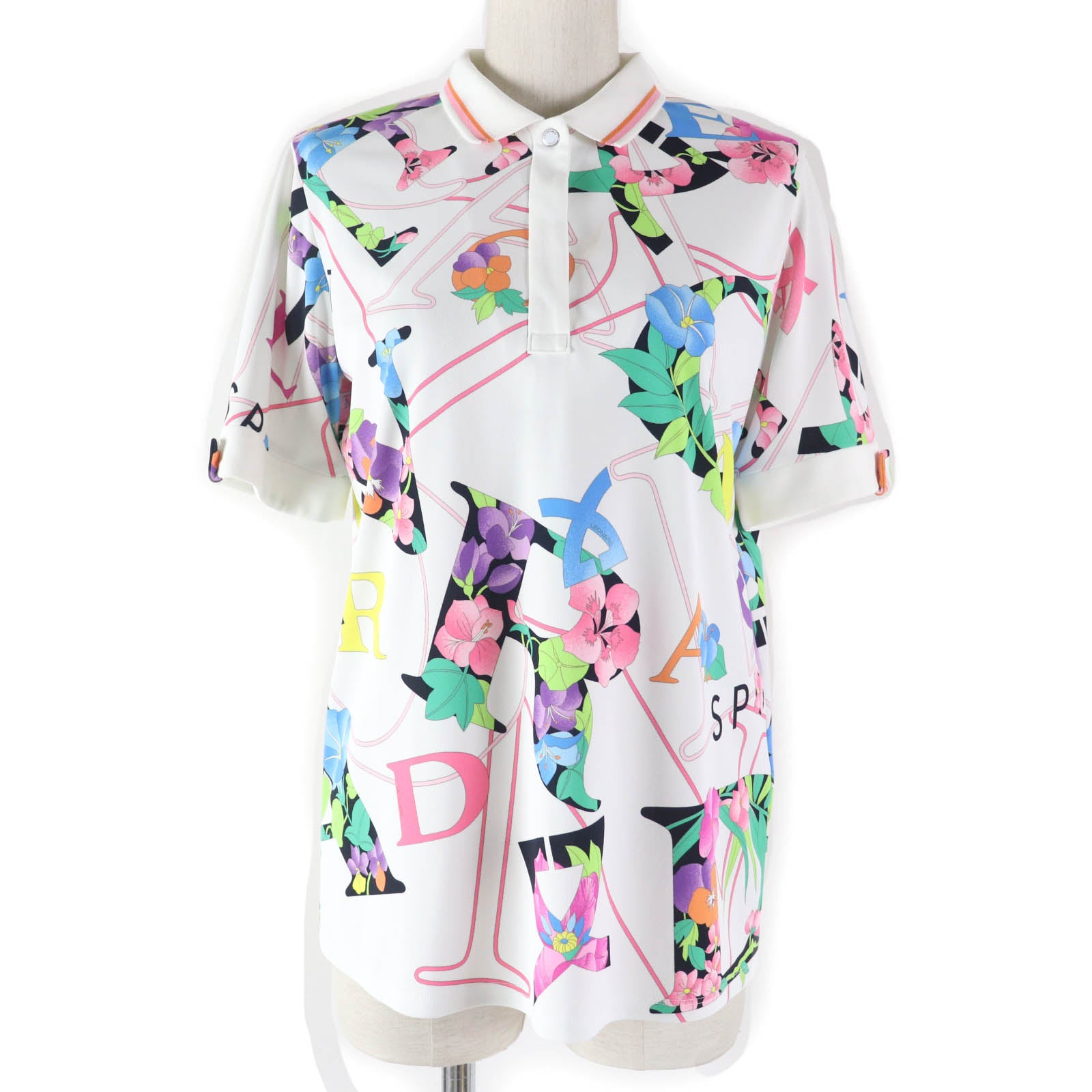 LEONARD SPORT Floral Polo Shirt Multicolor Women