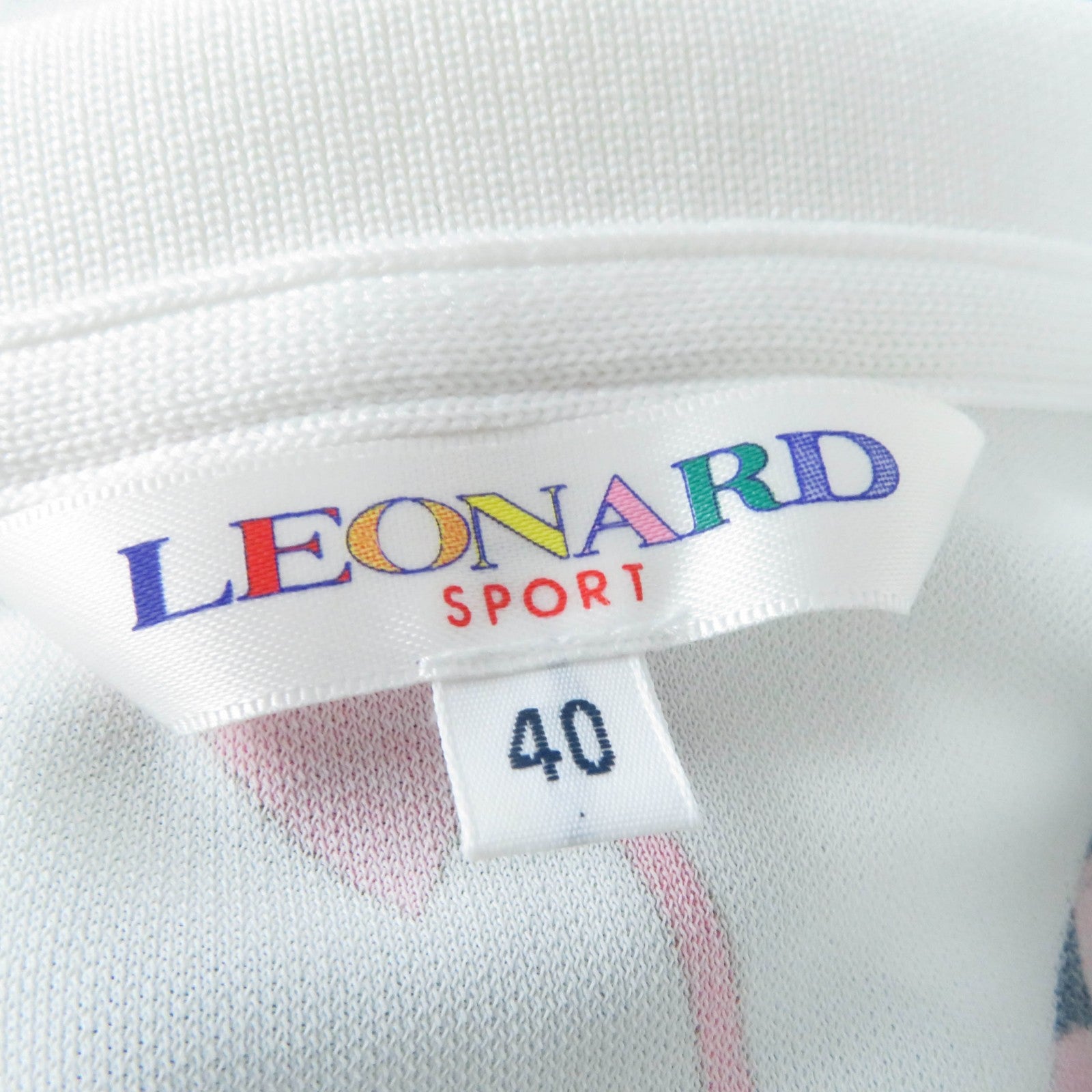 LEONARD SPORT Floral Polo Shirt Multicolor Women