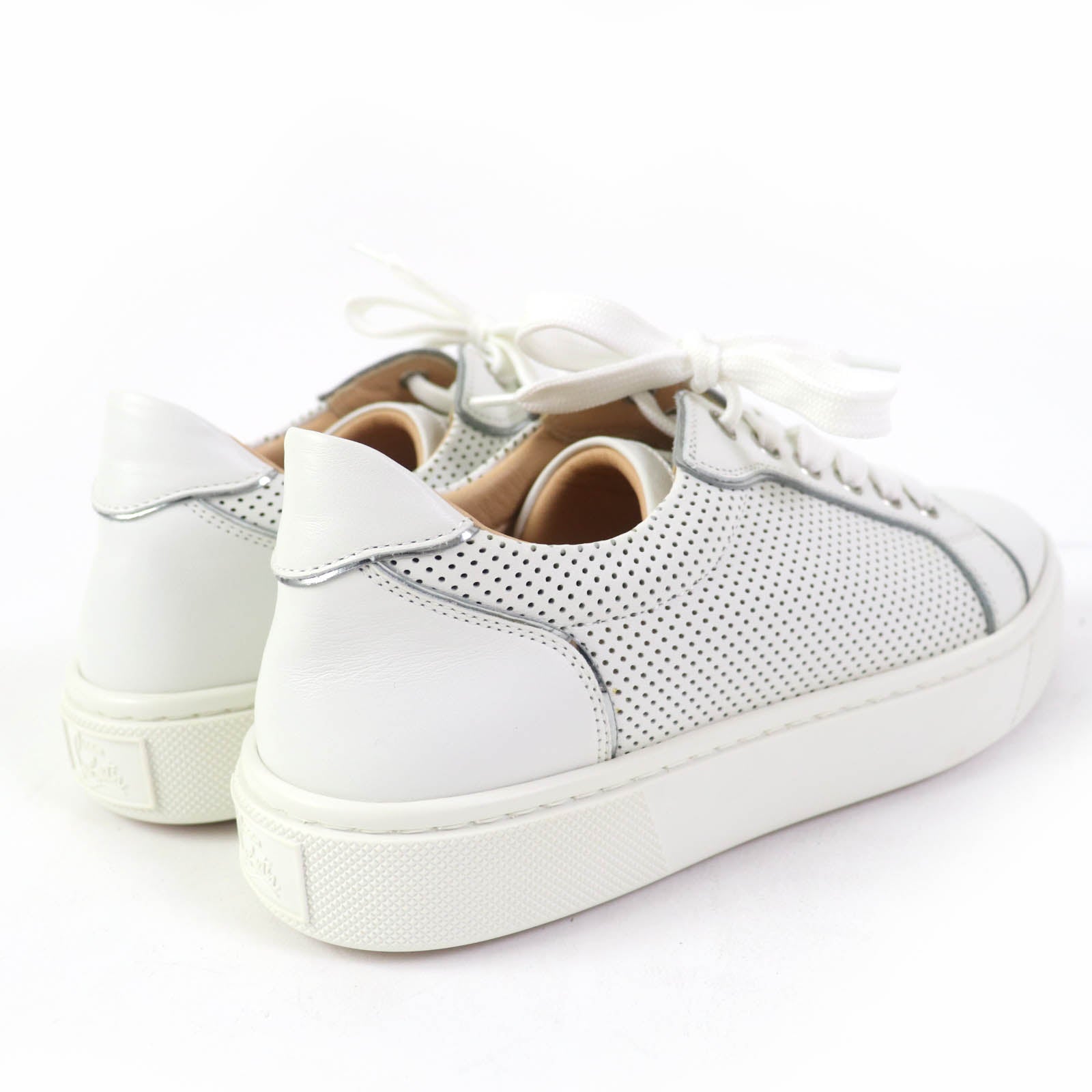 Christian Louboutin Fun Vieira Perforated Leather Sneakers