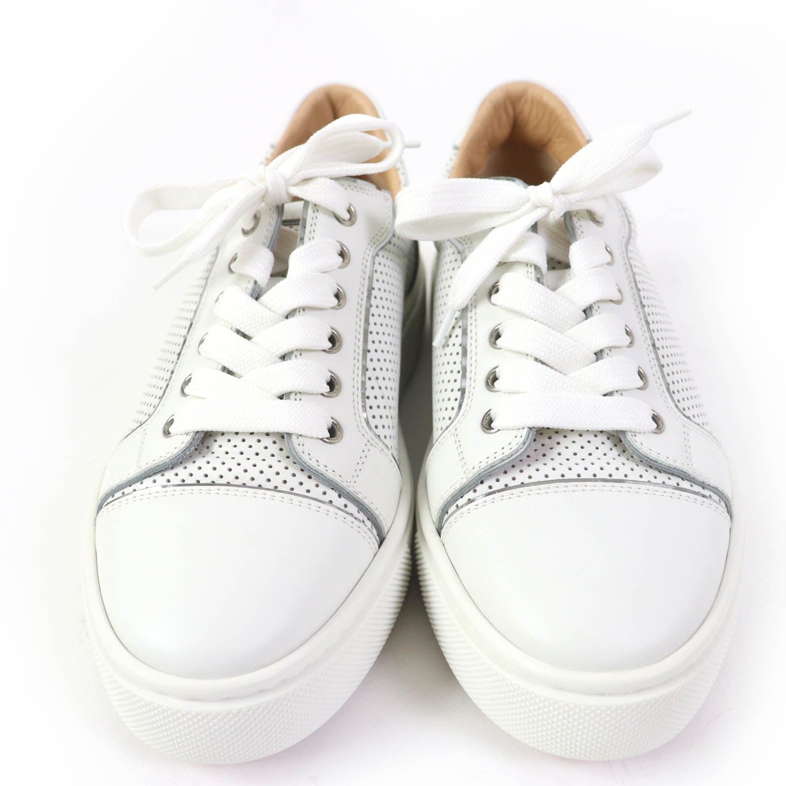 Christian Louboutin Fun Vieira Perforated Leather Sneakers