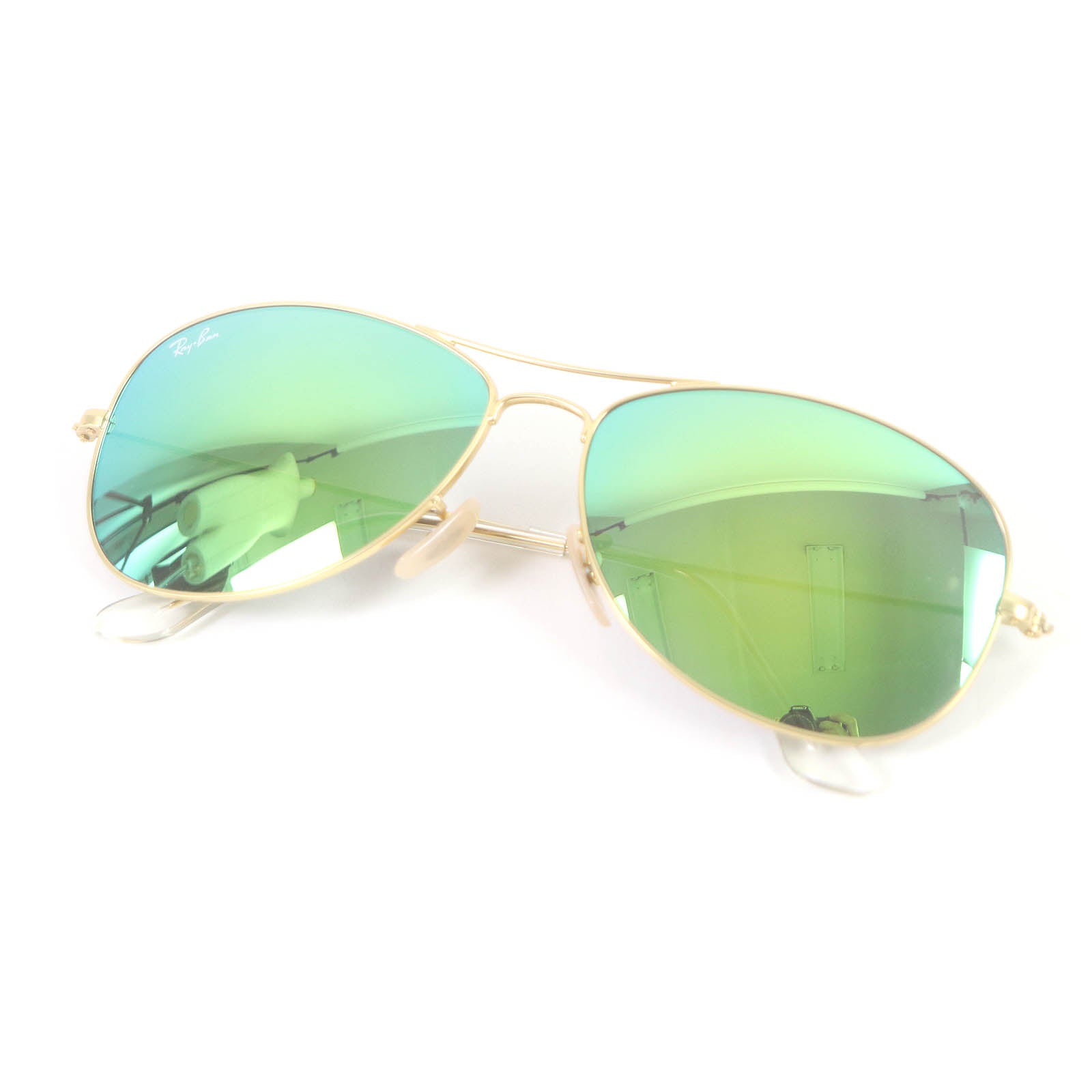 Ray-Ban RB3362 COCKPIT Sunglasses Gold Green