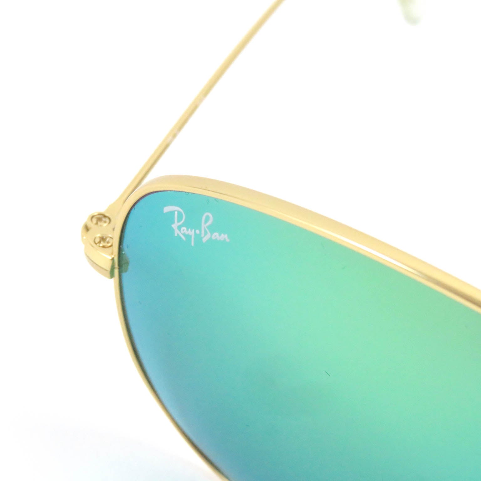 Ray-Ban RB3362 COCKPIT Sunglasses Gold Green