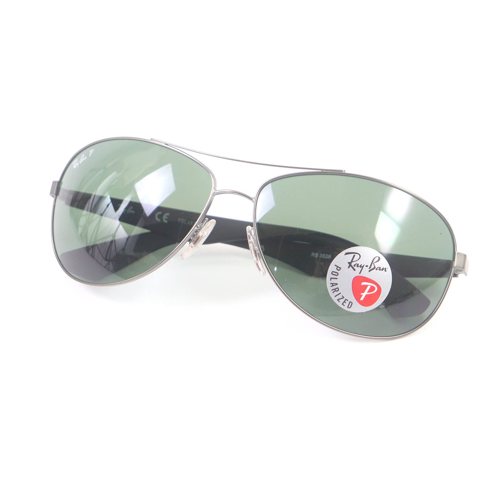 Ray-Ban RB3526 Polarized Pilot Sunglasses