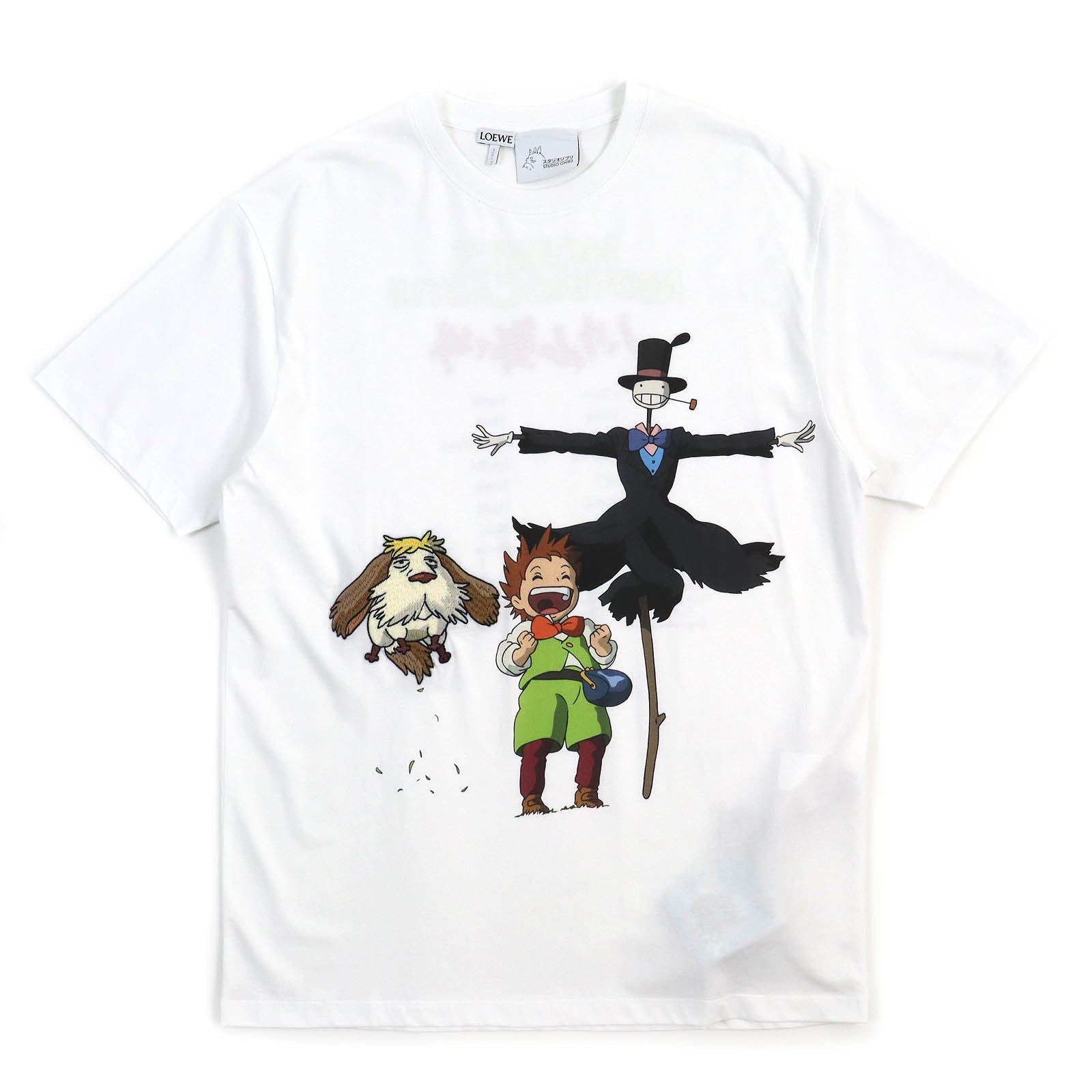 LOEWE Howl's Moving Castle Cotton T-Shirt XS