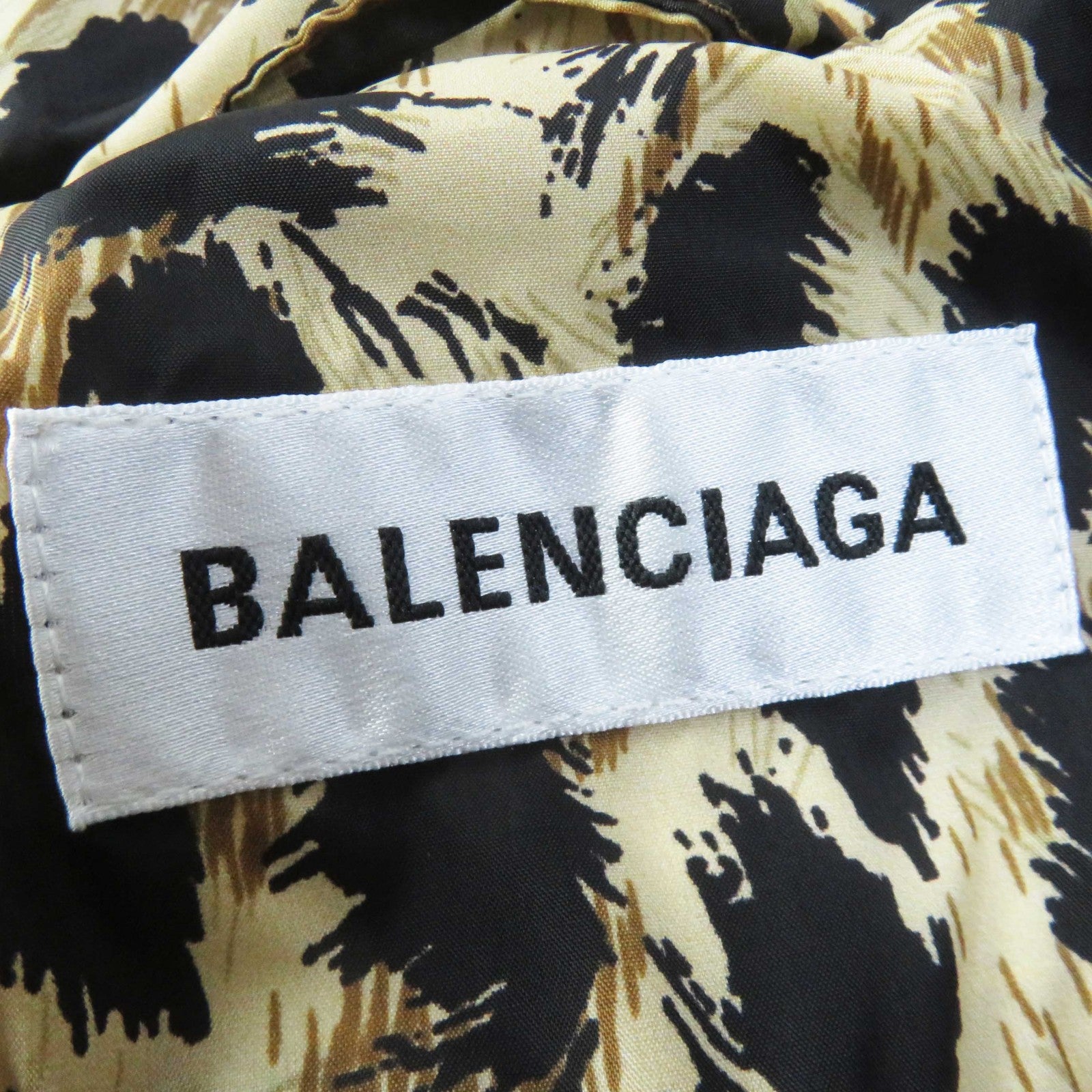 Balenciaga Leopard Print Padded Jacket Women