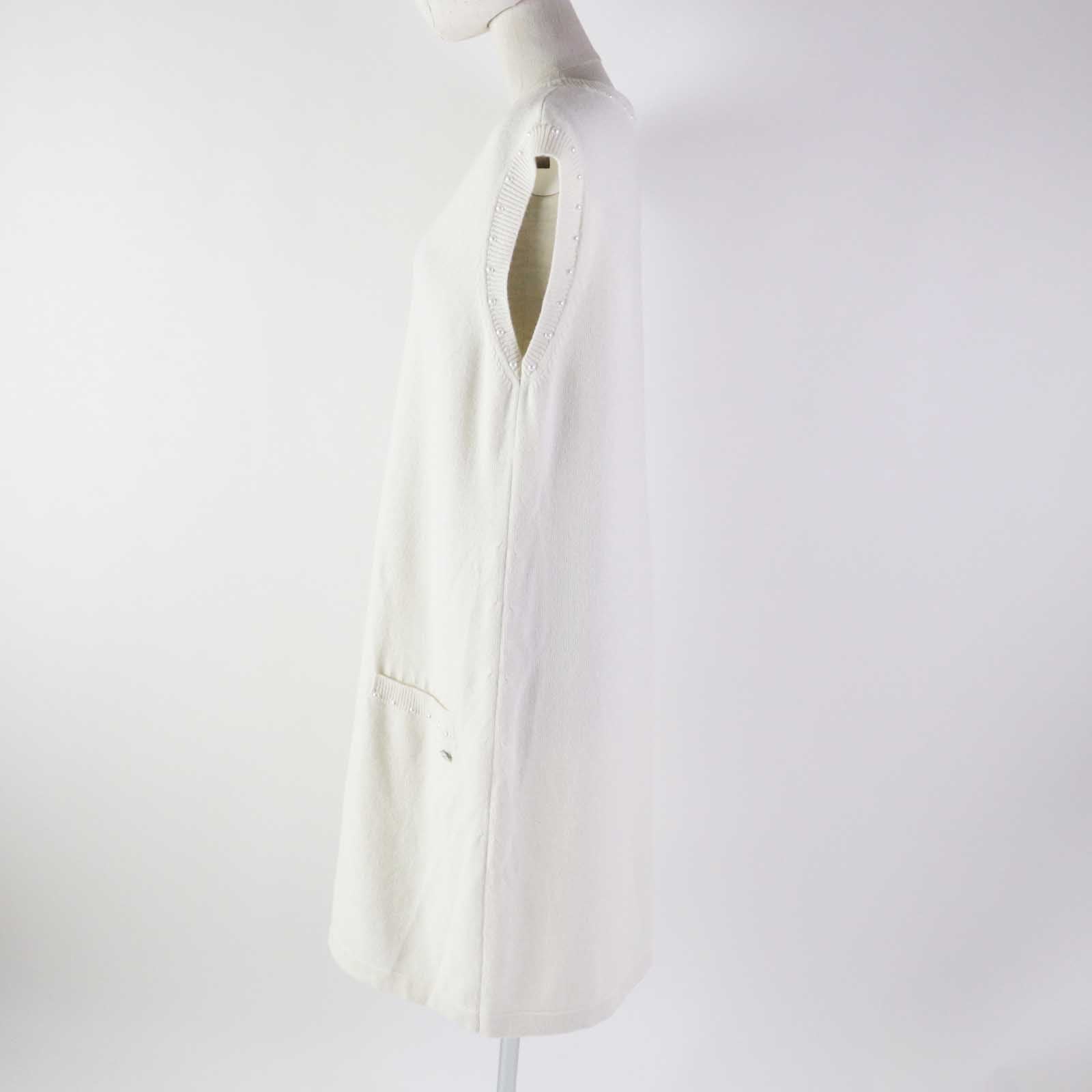 Chanel Cotton Cashmere Sleeveless Knit Dress