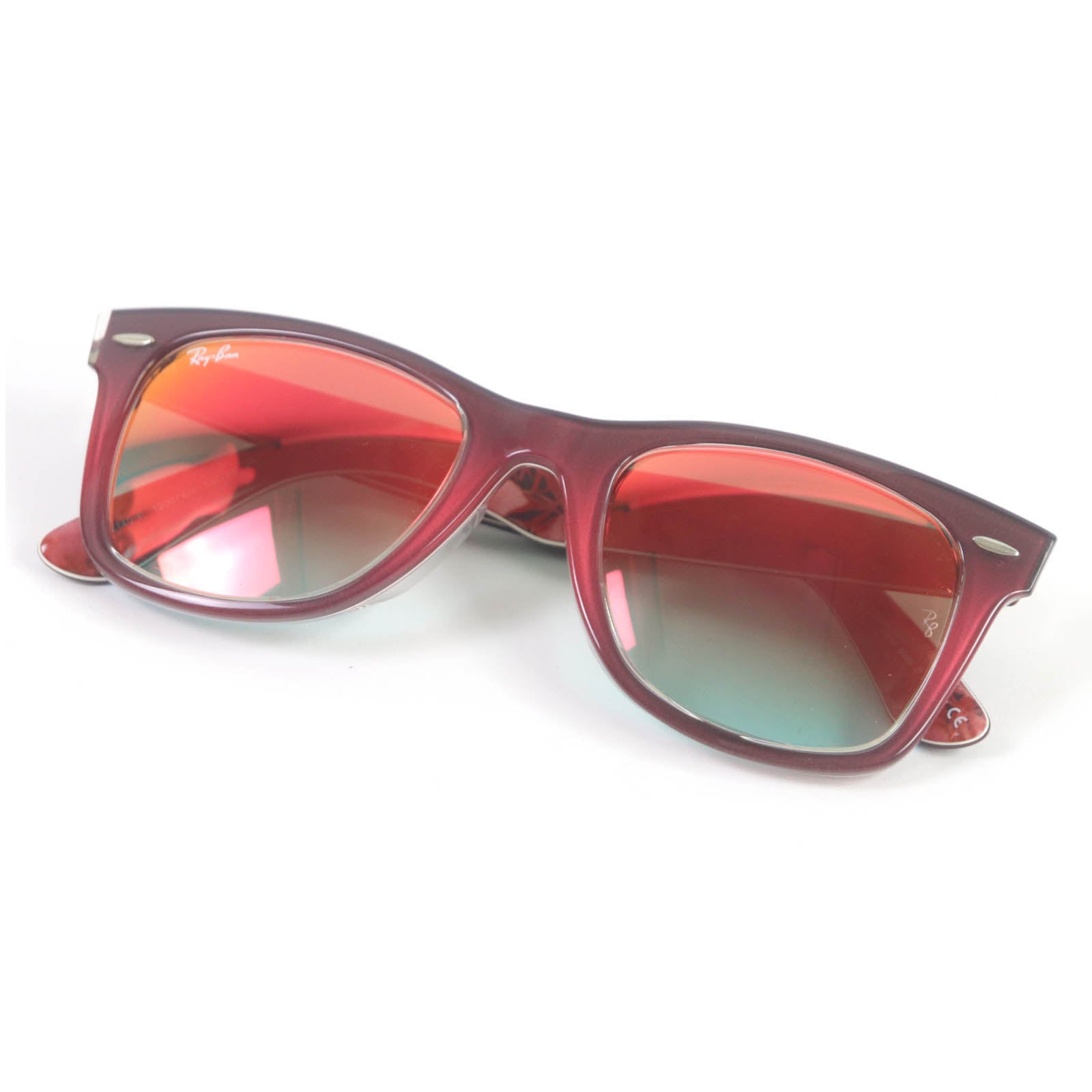 Ray-Ban RB2140-F WAYFARER Sunglasses Red Orange