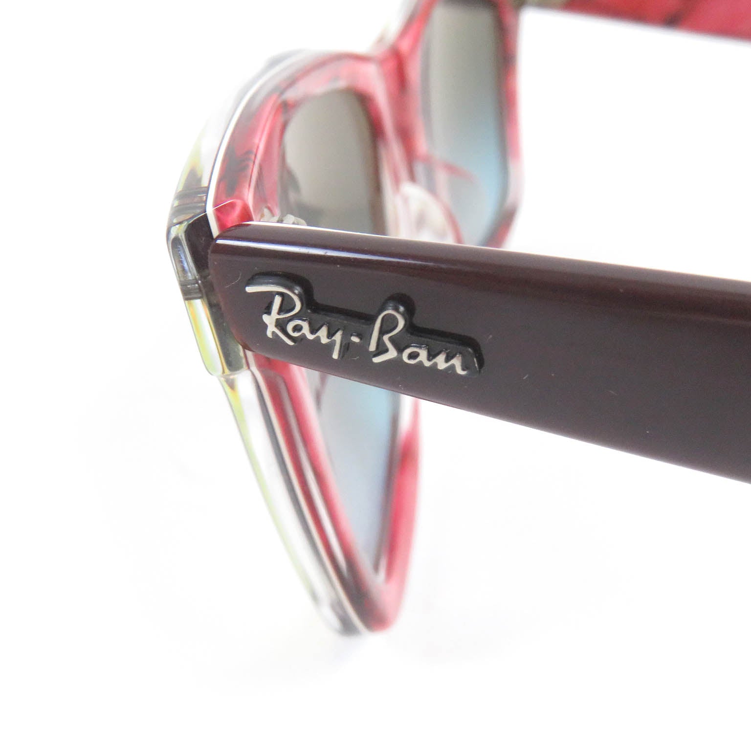 Ray-Ban RB2140-F WAYFARER Sunglasses Red Orange