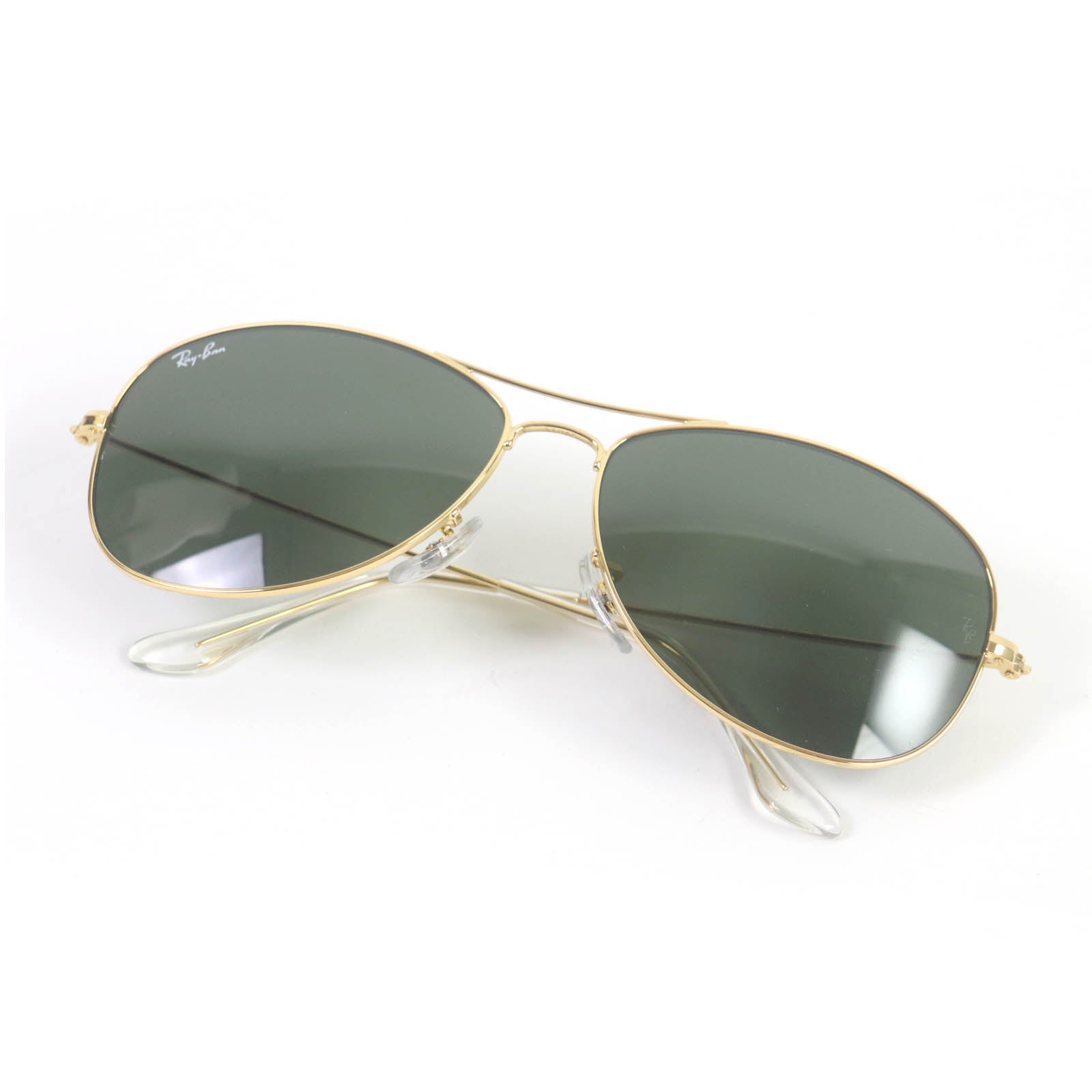 Ray-Ban RB3362 COCKPIT Sunglasses Gold Green