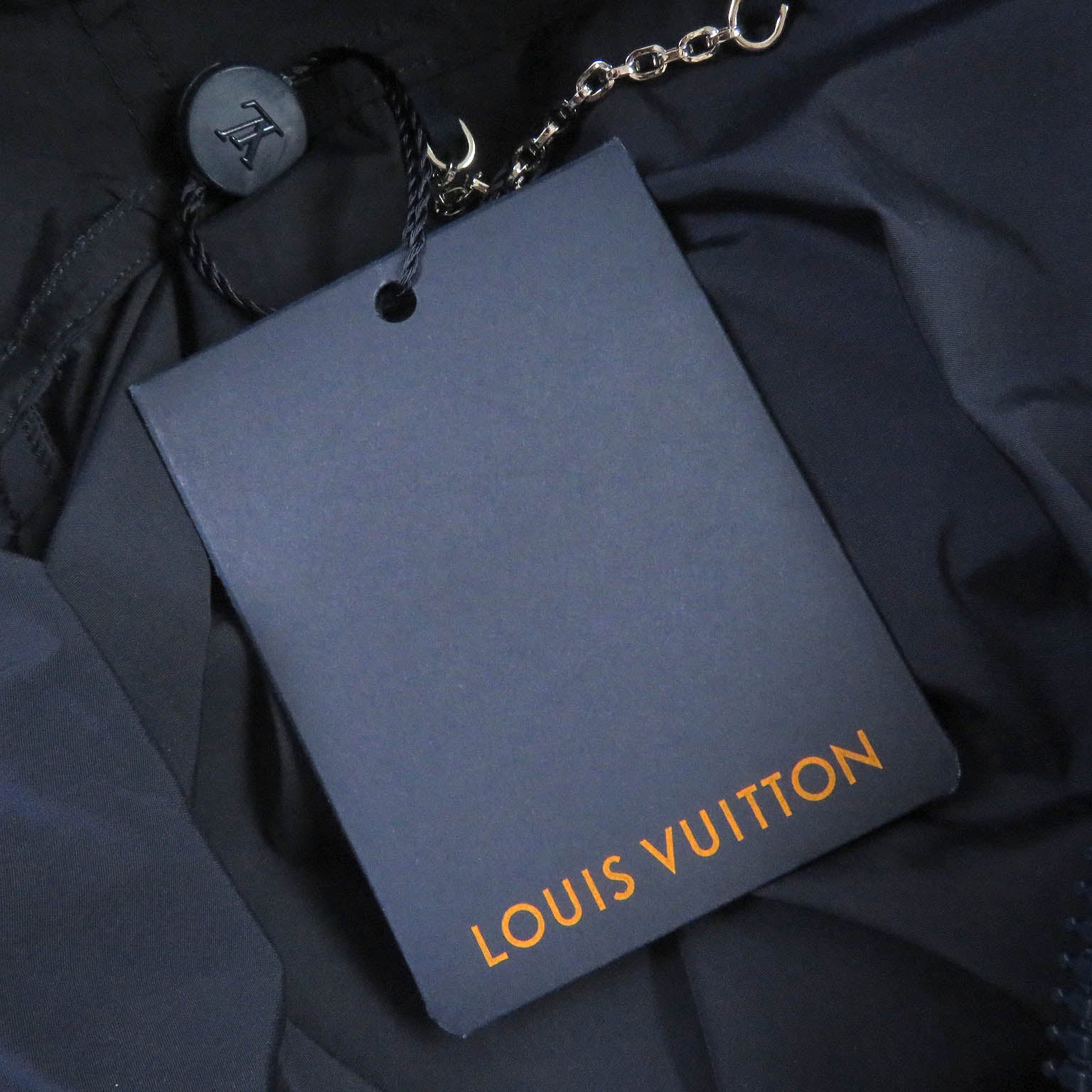 Louis Vuitton Nylon Polyurethane Windbreaker Navy