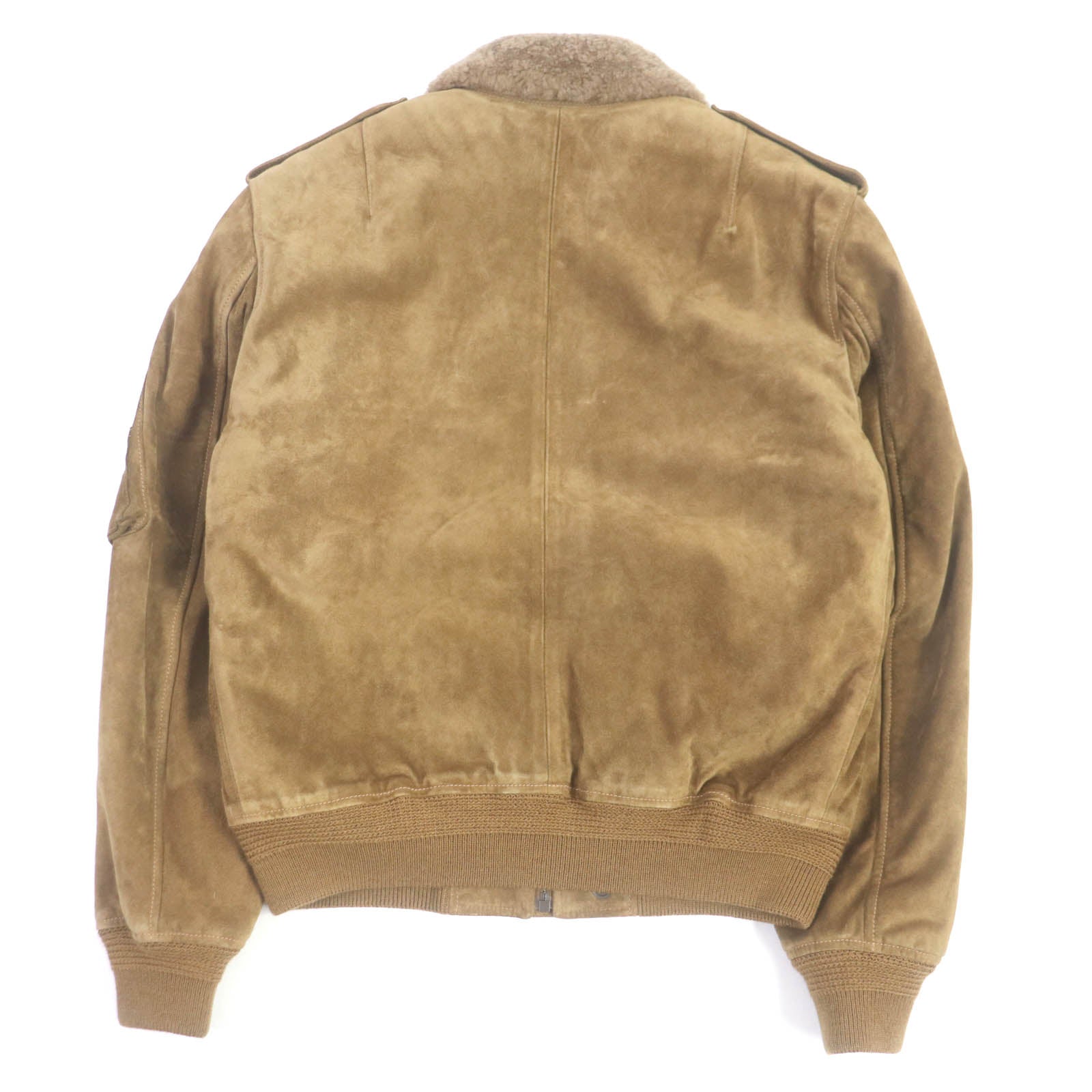 Saint Laurent Leather Mouton Suede Bomber Jacket