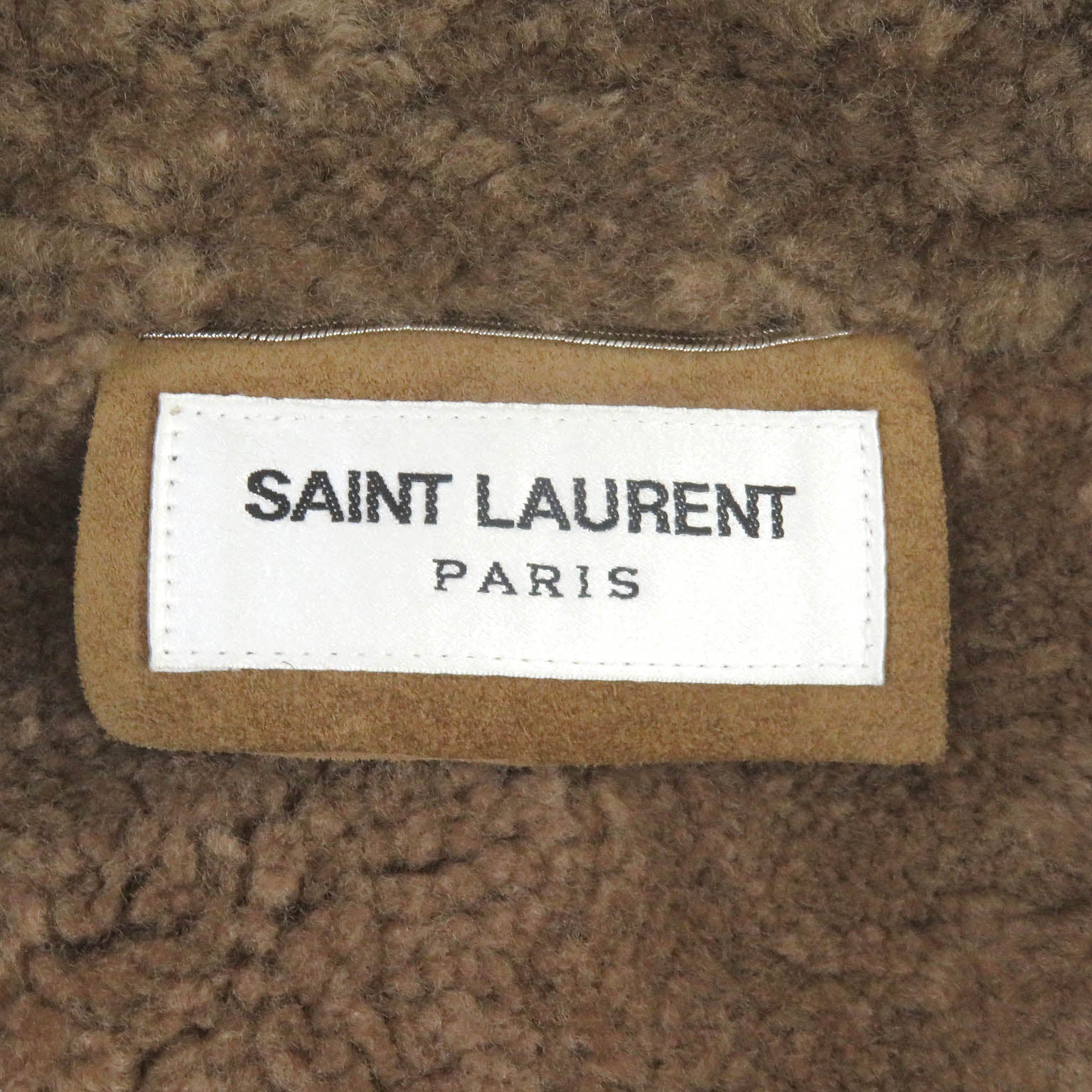 Saint Laurent Leather Mouton Suede Bomber Jacket