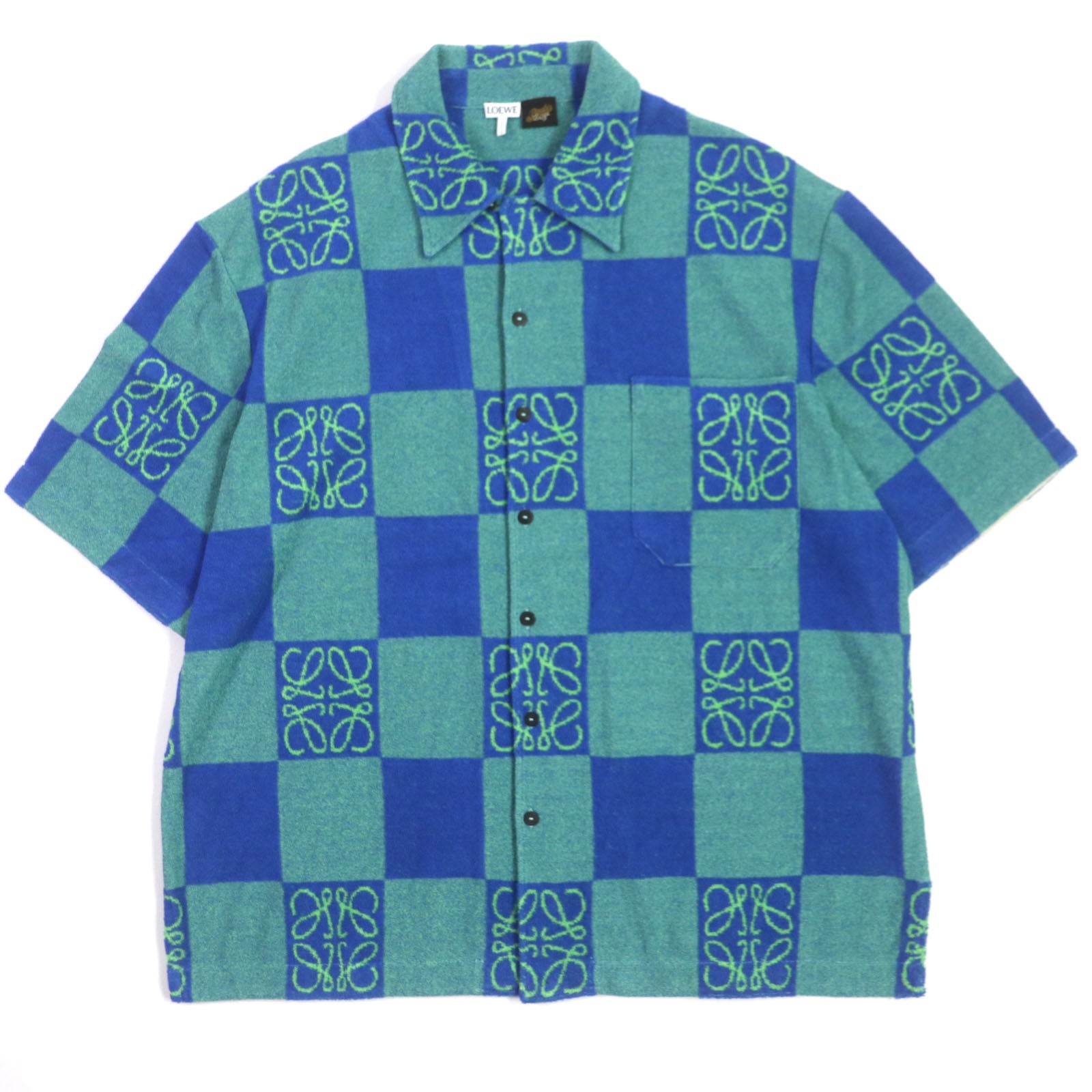 LOEWE Paula's Ibiza Anagram Terry Cotton Jacquard Shirt