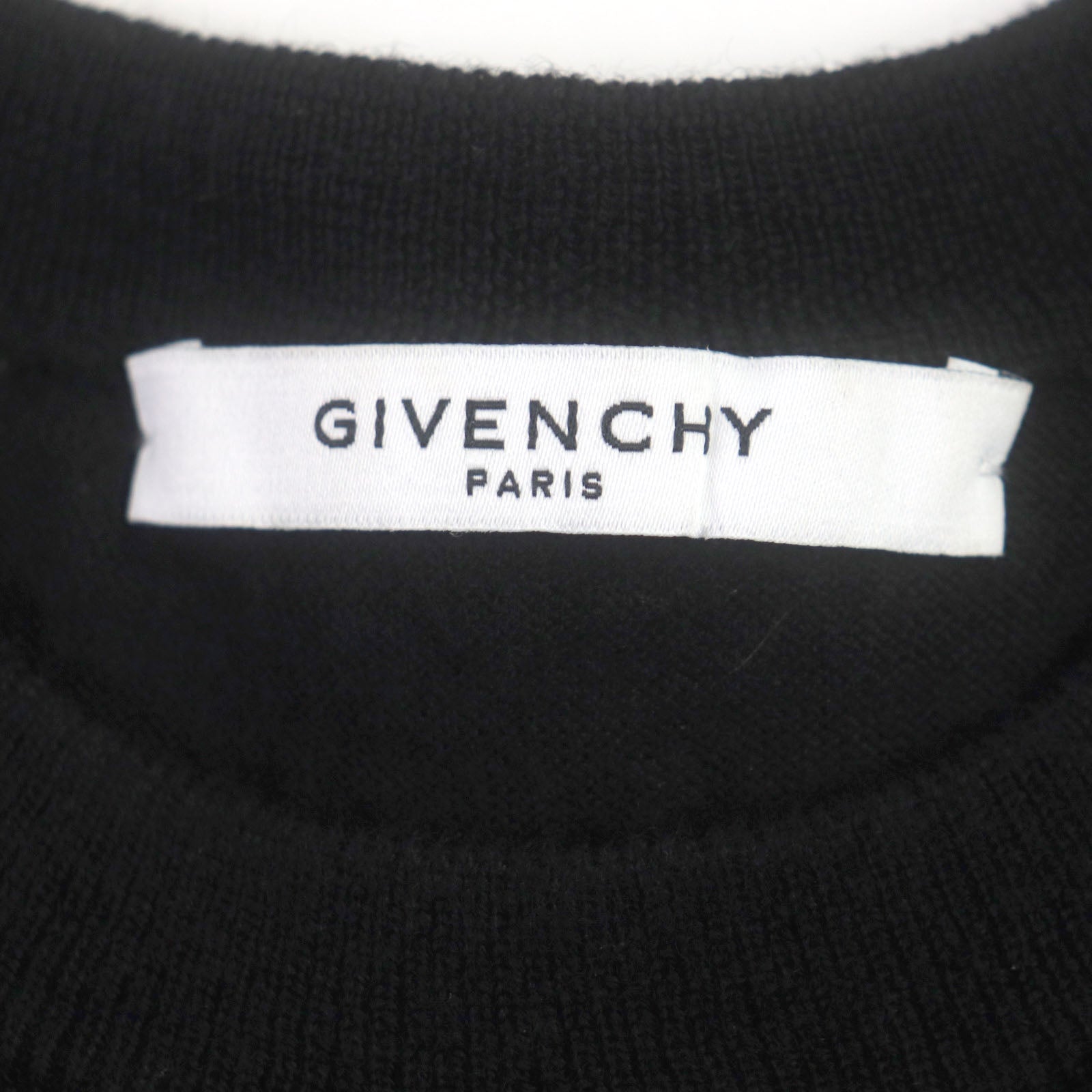 Givenchy Wool Crewneck Sweater Black S